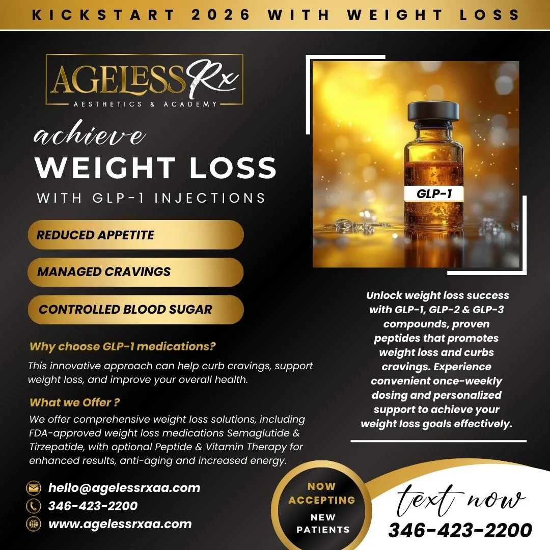 🌟Elevate Your Wellness with Medical Weight Loss with GLP-1's.
Ready to take control of your health? Effectively manage blood sugar levels, lose weight, and reduce cardiovascular risks with our innovative solutions!

Glucagon-like peptide-1 (GLP-1) a