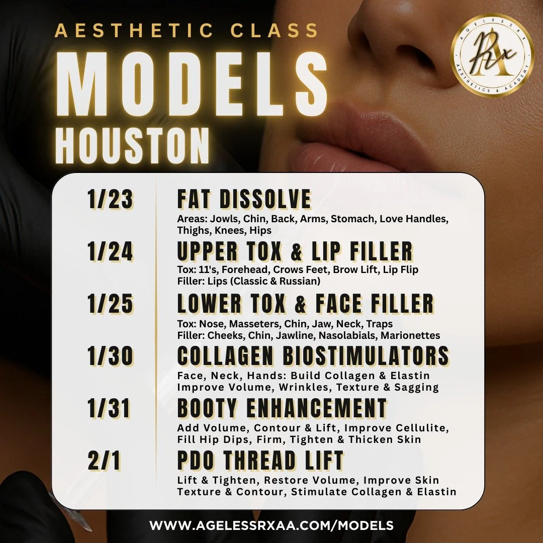 📣 Houston Aesthetics Model Call &ndash; January
Start the New Year with a fresh look! We&rsquo;re now accepting models for our January aesthetics classes. Receive premium aesthetic services at deeply discounted rates compared to retail medspas. Limi
