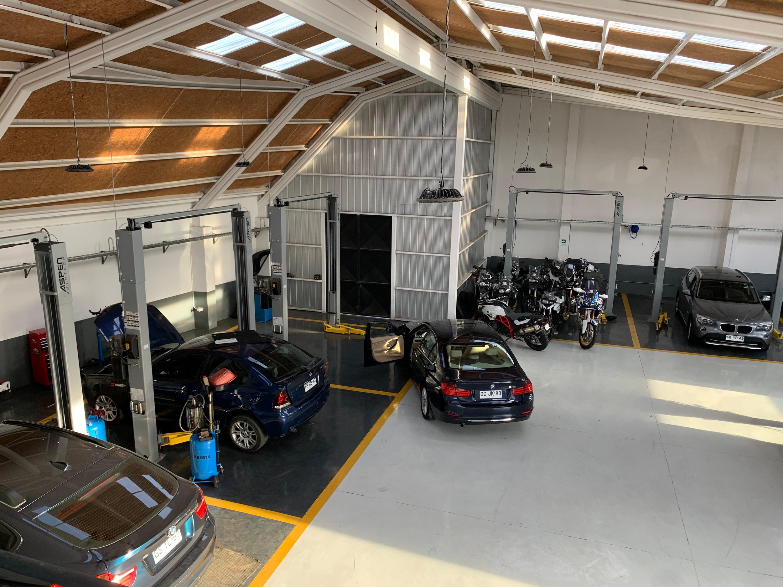 Zona de trabajo autos