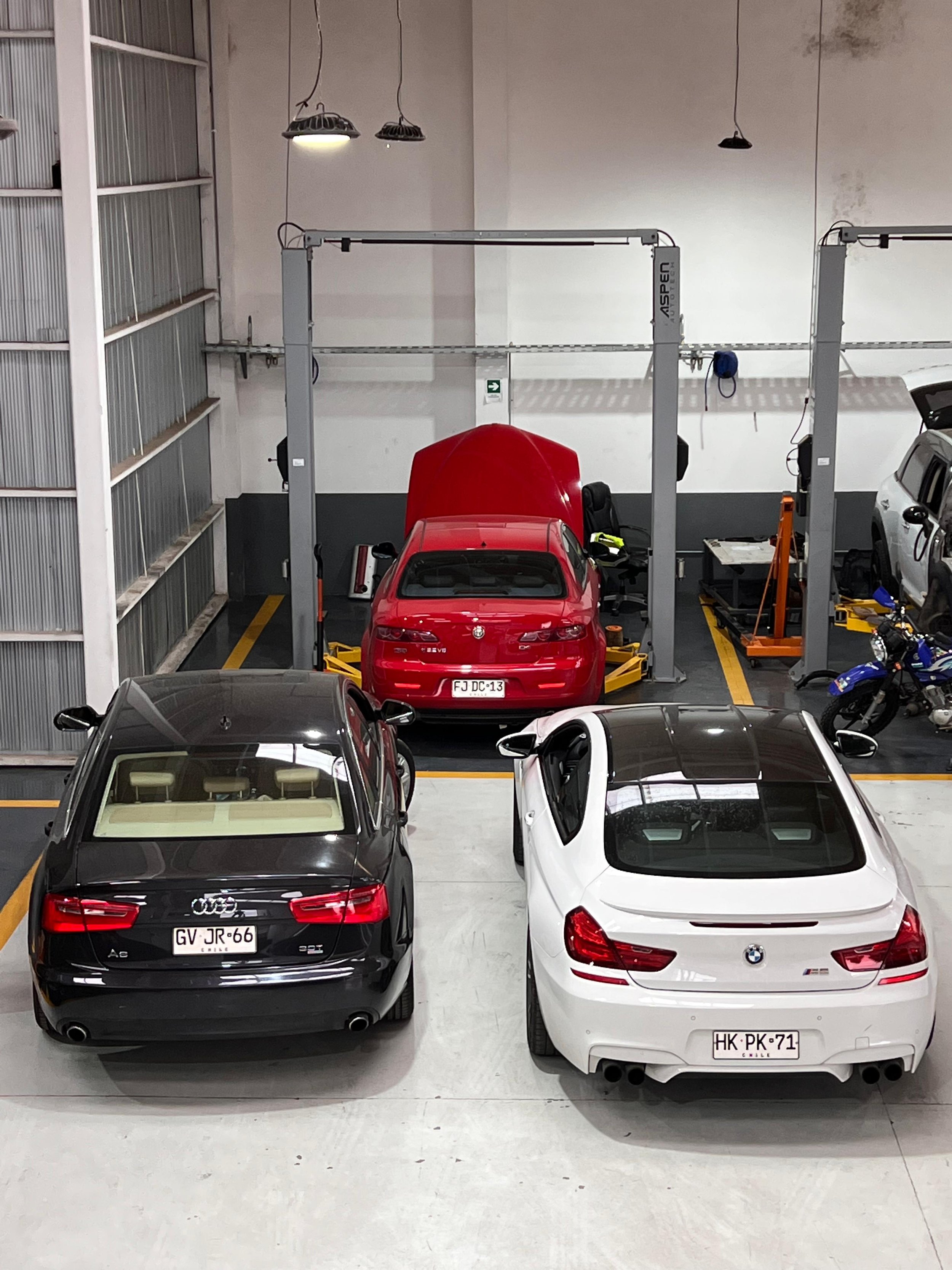 Zona de trabajo autos