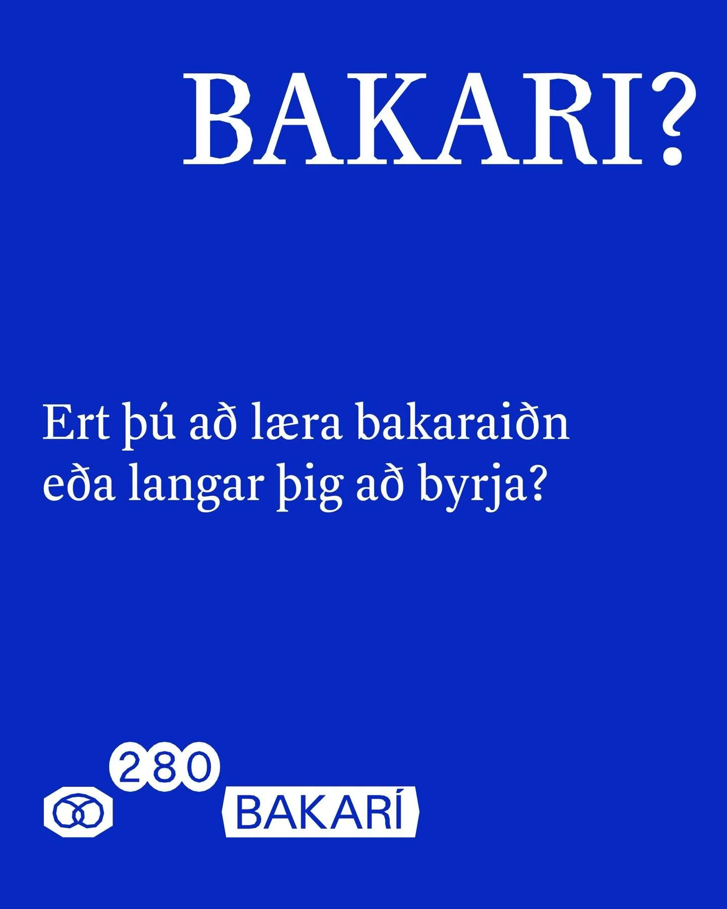 Ert &thorn;&uacute; a&eth; l&aelig;ra bakarai&eth;n &mdash; e&eth;a langar &thorn;ig a&eth; byrja?

Vi&eth; hj&aacute; 280 Bakar&iacute; leitum a&eth; metna&eth;arfullum bakaranema til a&eth; sl&aacute;st &iacute; h&oacute;pinn okkar.

Ef &thorn;&uac