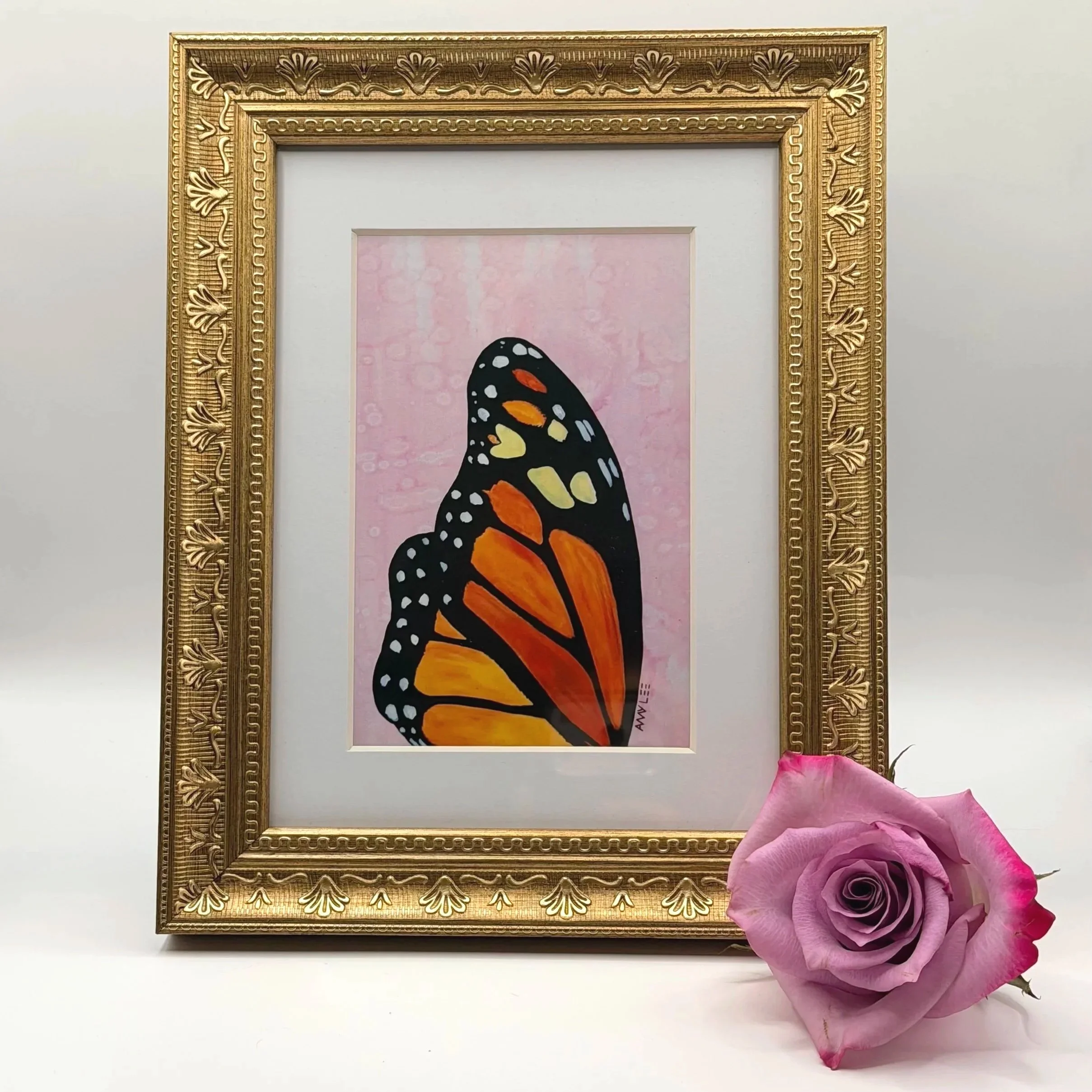 Monarch Butterfly - Framed Artwork | Amy Lee Designs