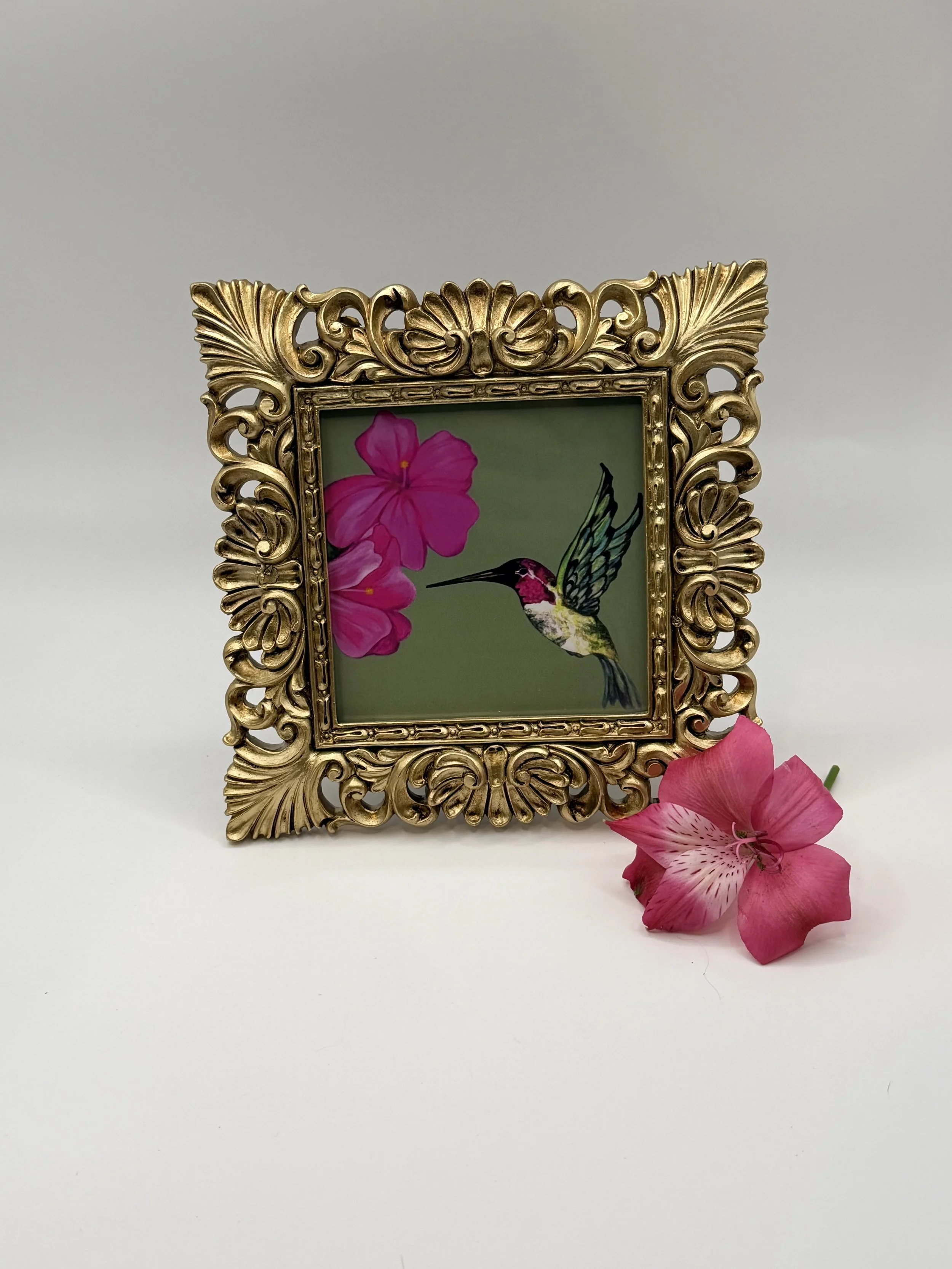 Hummingbird - Framed Artwork | Amy Lee Designs