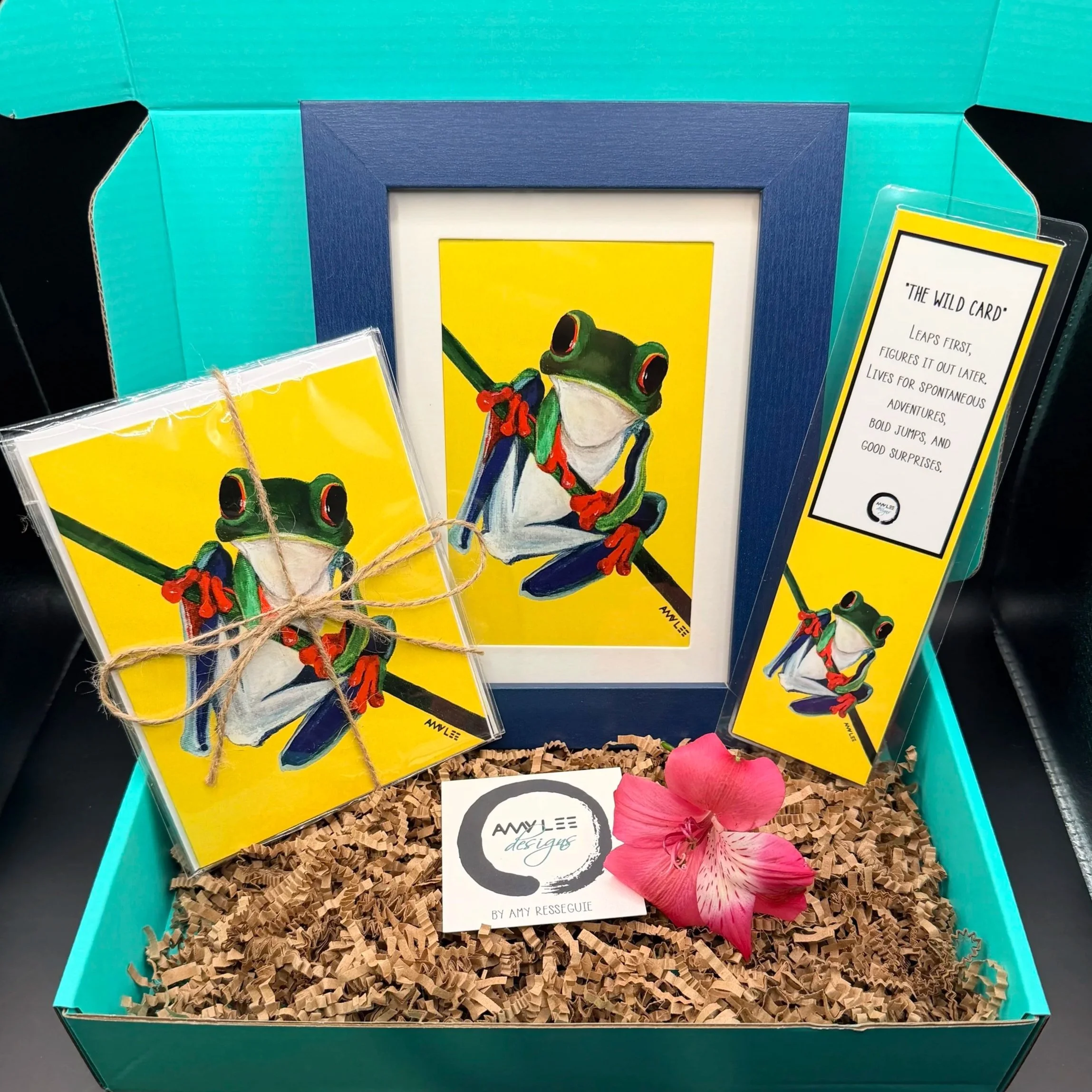 [LIMITED EDITION] THE WILD CARD - Tree Frog Holiday Gift Box | Amy Lee Designs