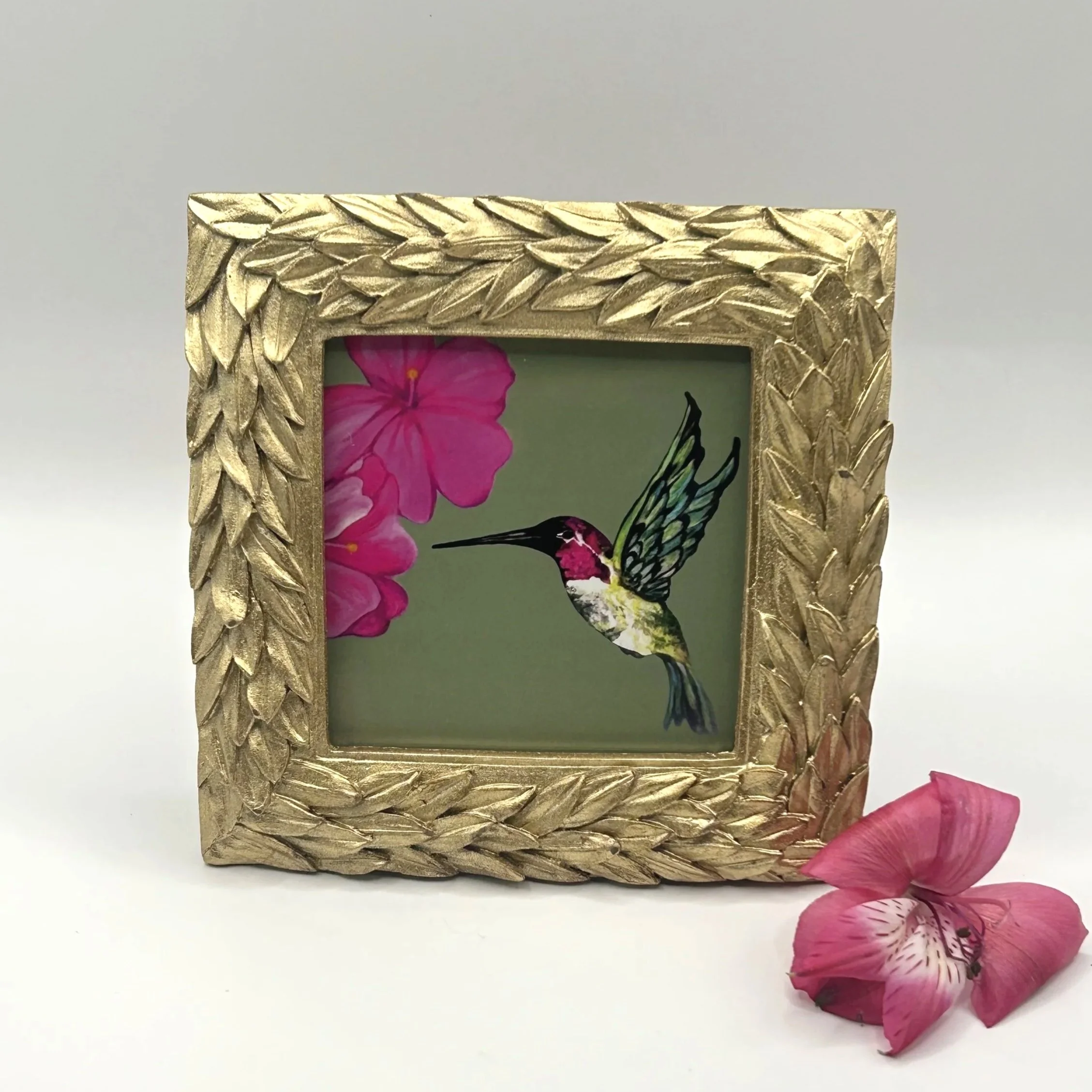 Hummingbird - Framed Artwork | Amy Lee Designs