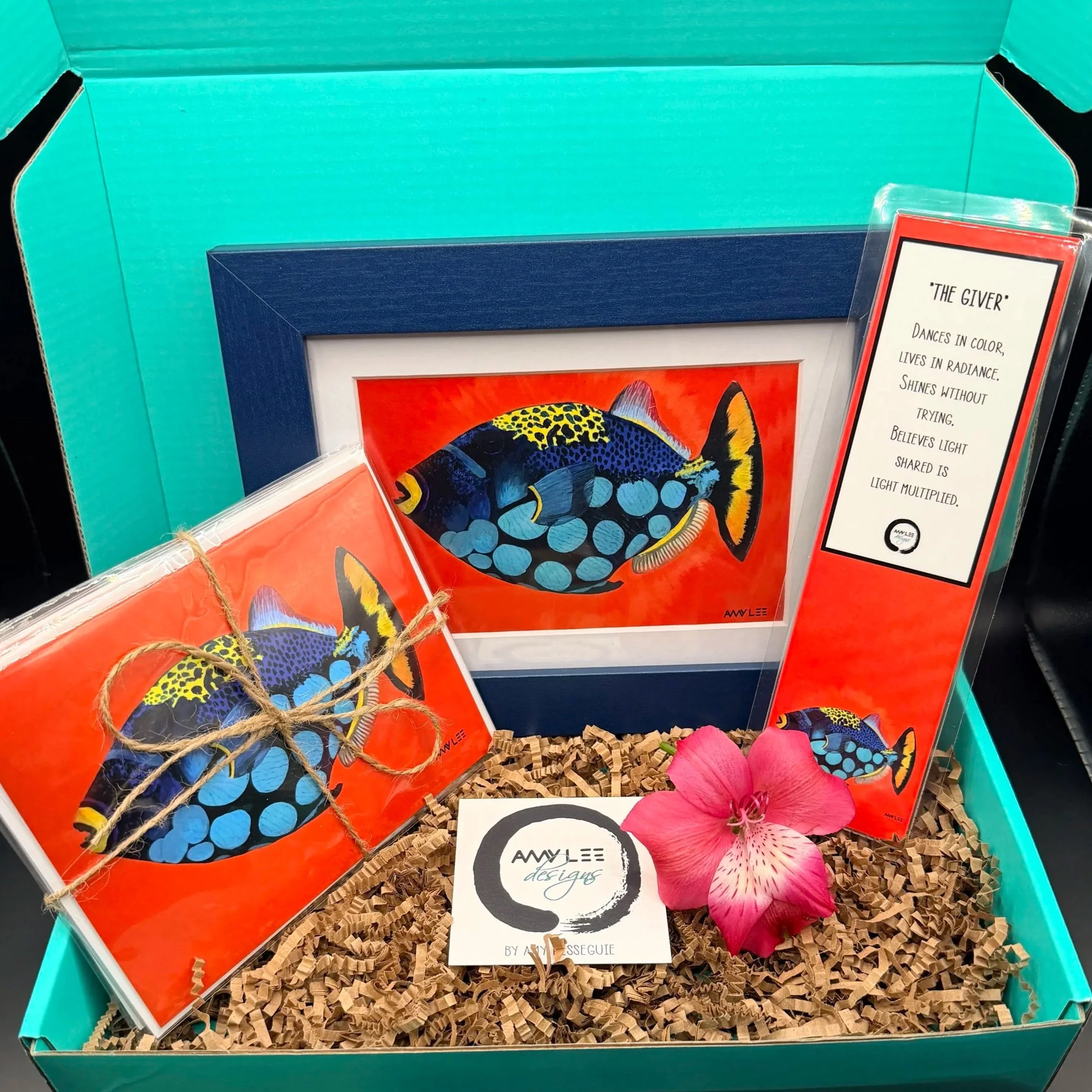 [LIMITED EDITION] THE GIVER - Rainbow Fish Holiday Gift Box | Amy Lee Designs