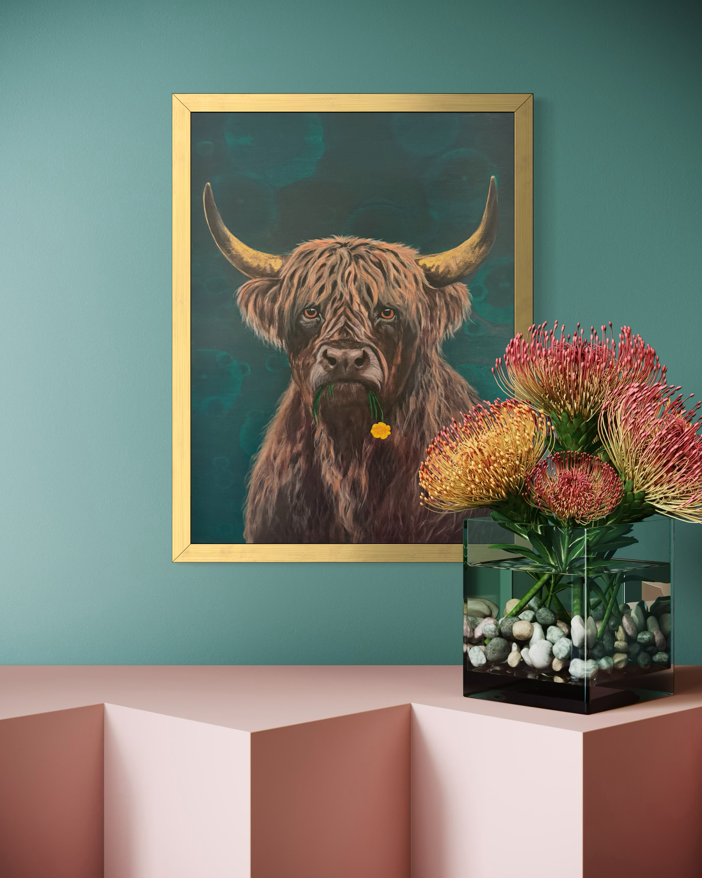 statement wall art for bold interiors