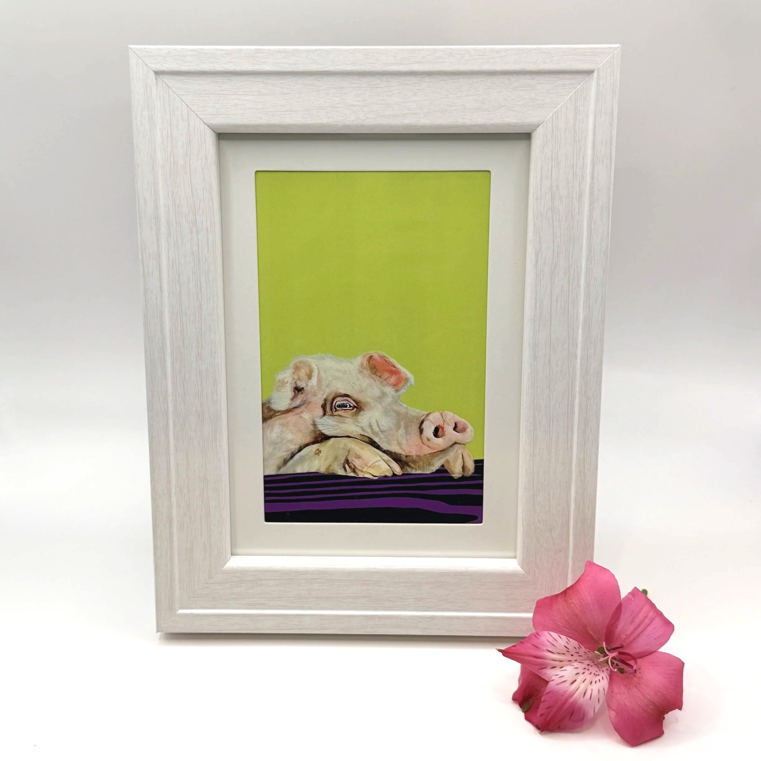 Pig - Framed Artwork | Amy Lee Designs