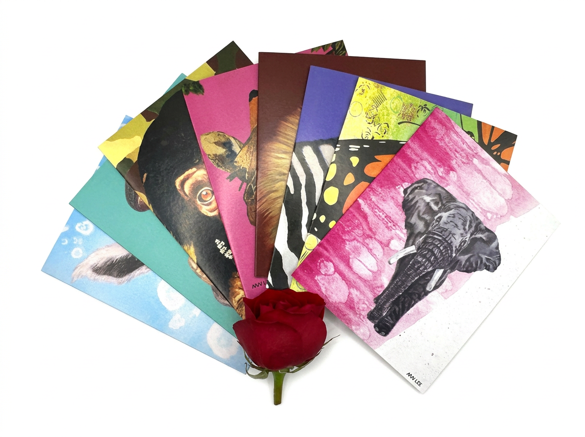 The Safari Bundle – Blank Safari Themed Notecard Set (8 Cards) | Amy Lee Designs
