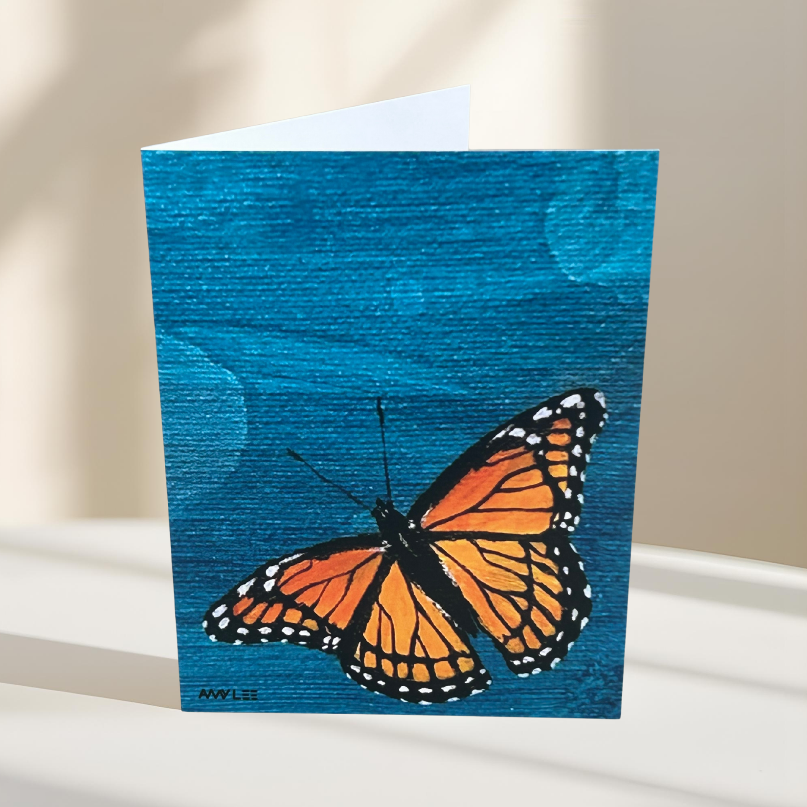 Aqua Monarch butterfly card_Light.png