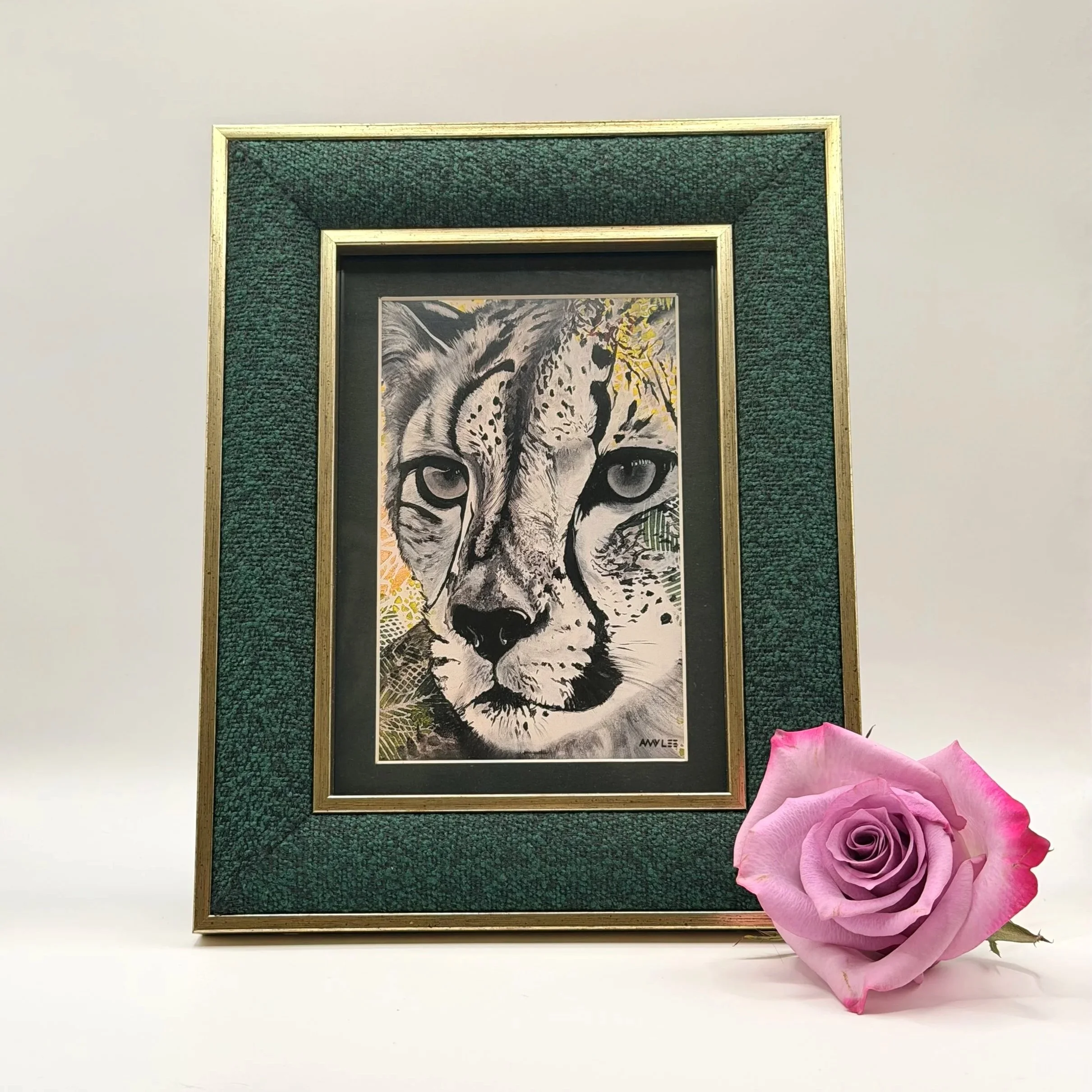 Cheetah - Framed Artwork | Amy Lee Designs