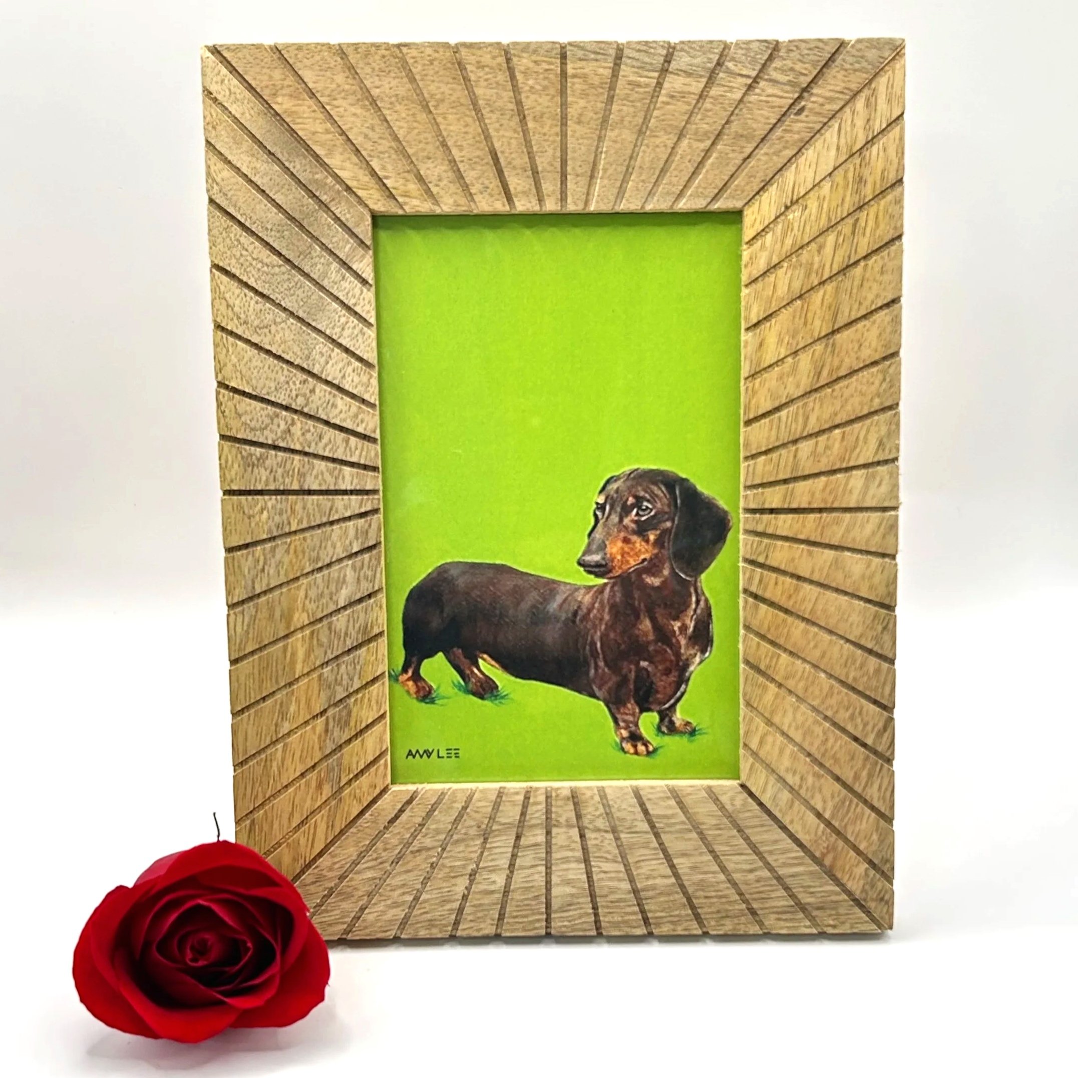 Dachshund Dog - Framed Artwork | Amy Lee Designs