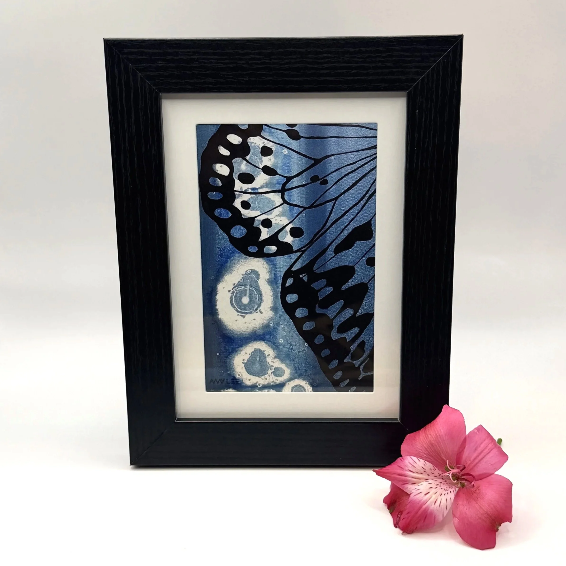Butterfly Wing Silhouette - Framed Artwork | Amy Lee Designs