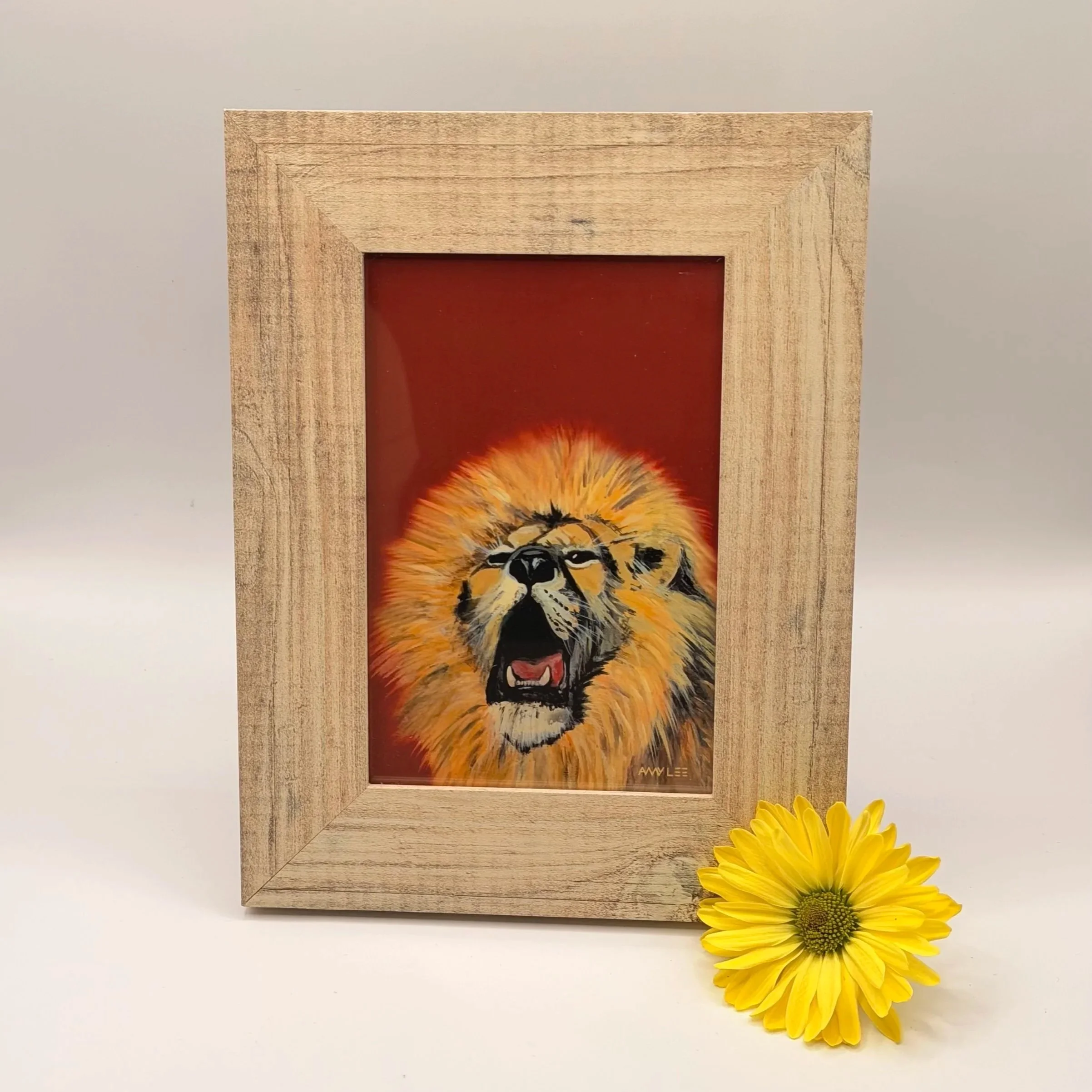 Lion - Framed Artwork | Amy Lee Designs