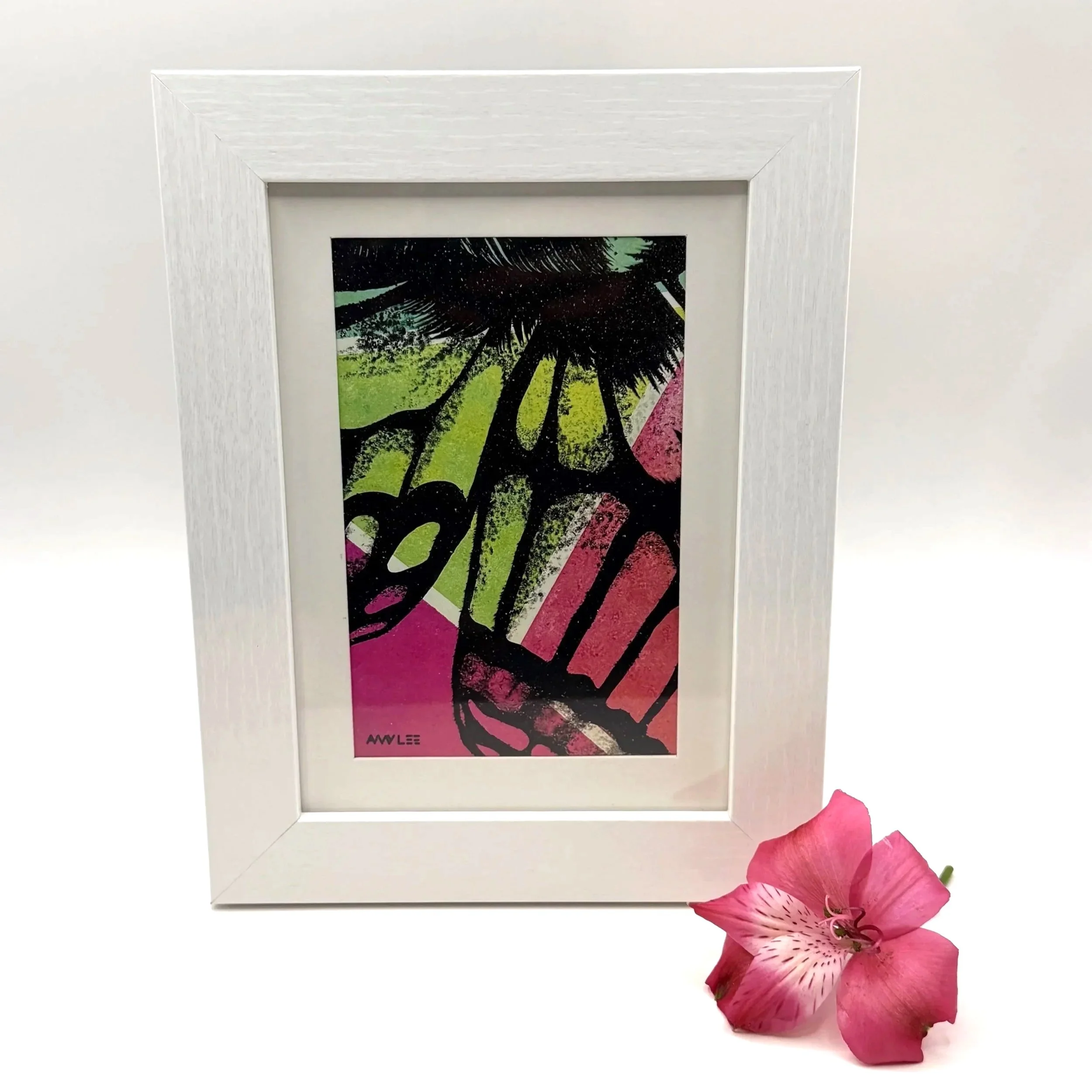 Butterfly Wing Silhouette - Framed Artwork | Amy Lee Designs