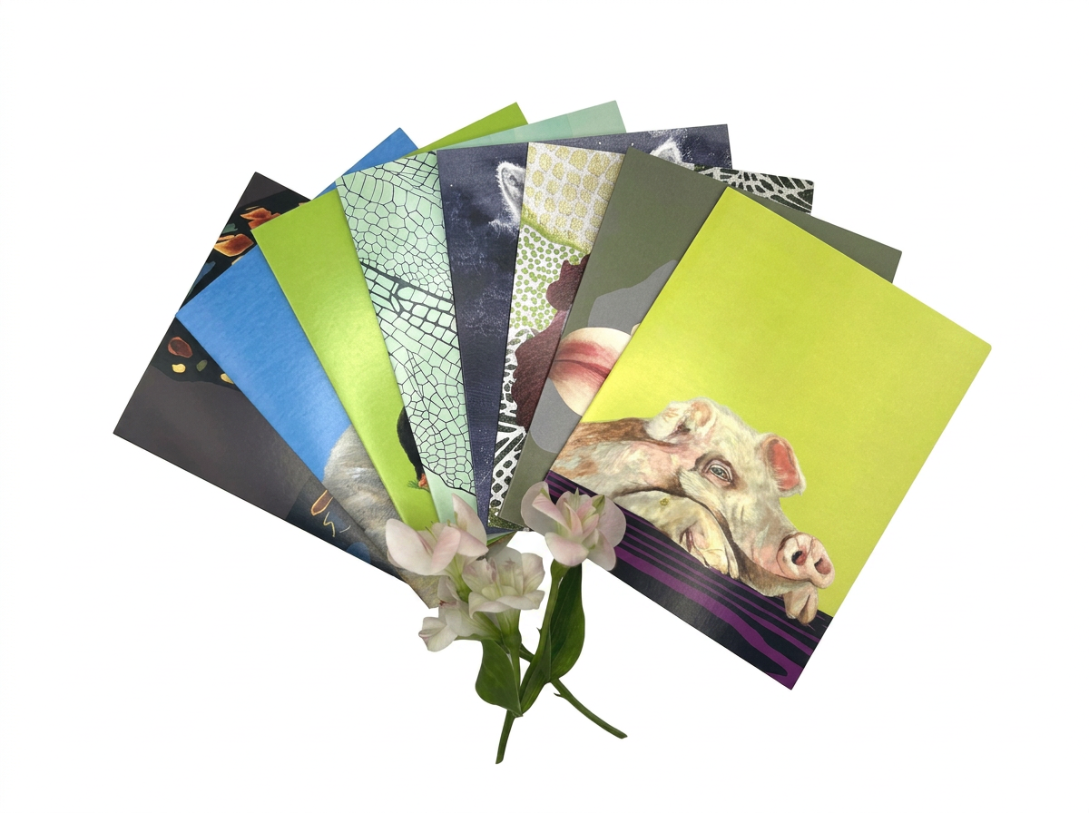 The Farm Bundle – Blank Farm Themed Notecard Set (8 Cards) | Amy Lee Designs