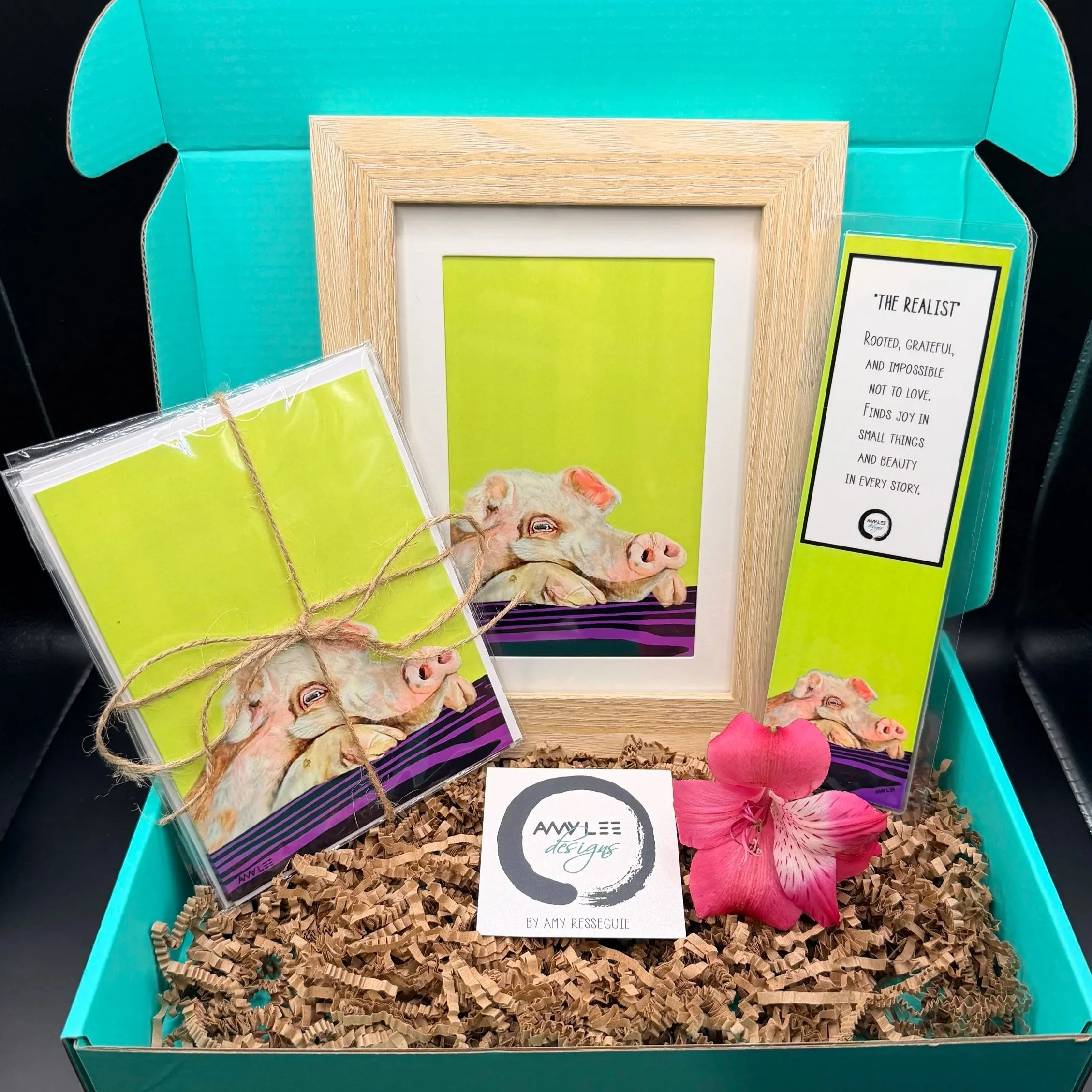 [LIMITED EDITION] THE REALIST - Pig Holiday Gift Box | Amy Lee Designs
