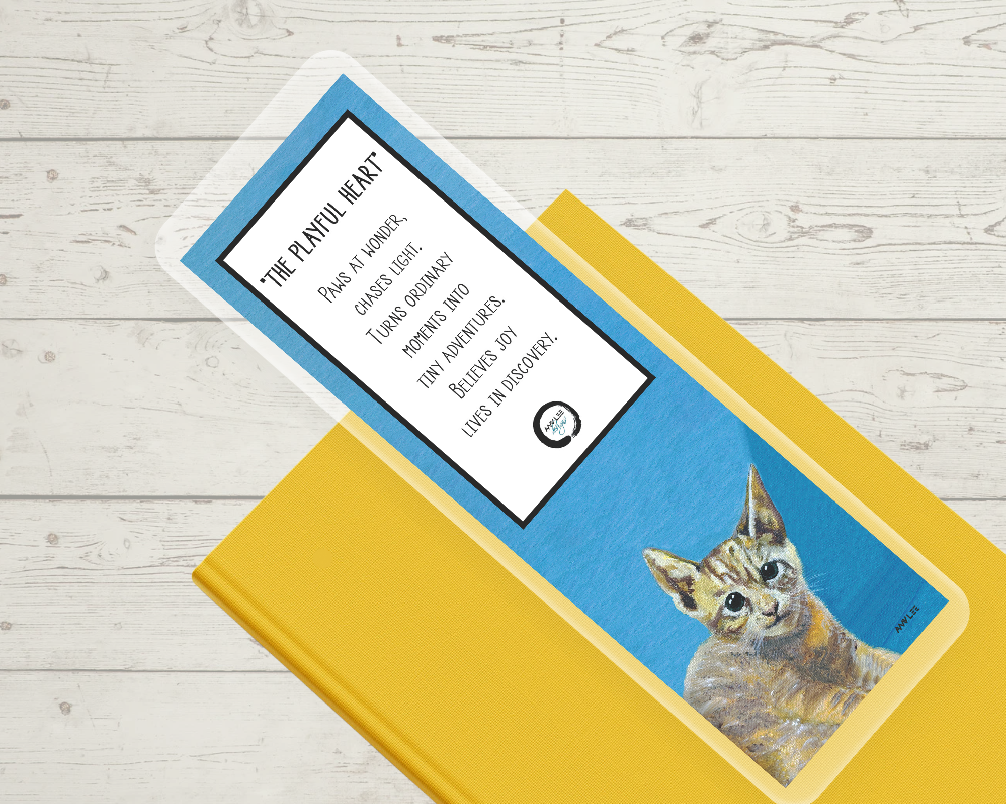 Tabby Kitty_Bookmark  on yellow journal.png