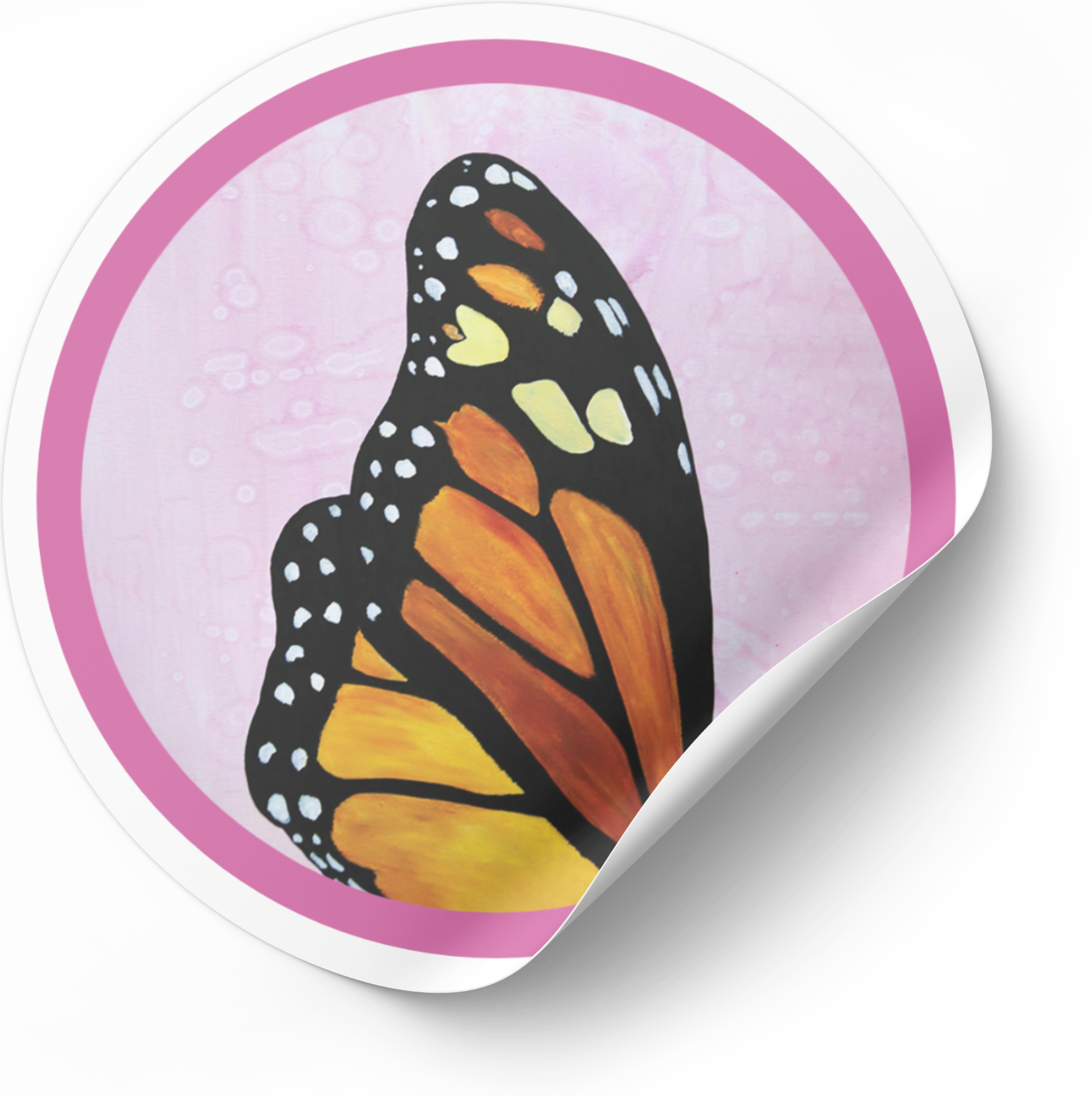 Monarch Butterfly | 3" Animal Art Vinyl Sticker | Amy Lee Designs