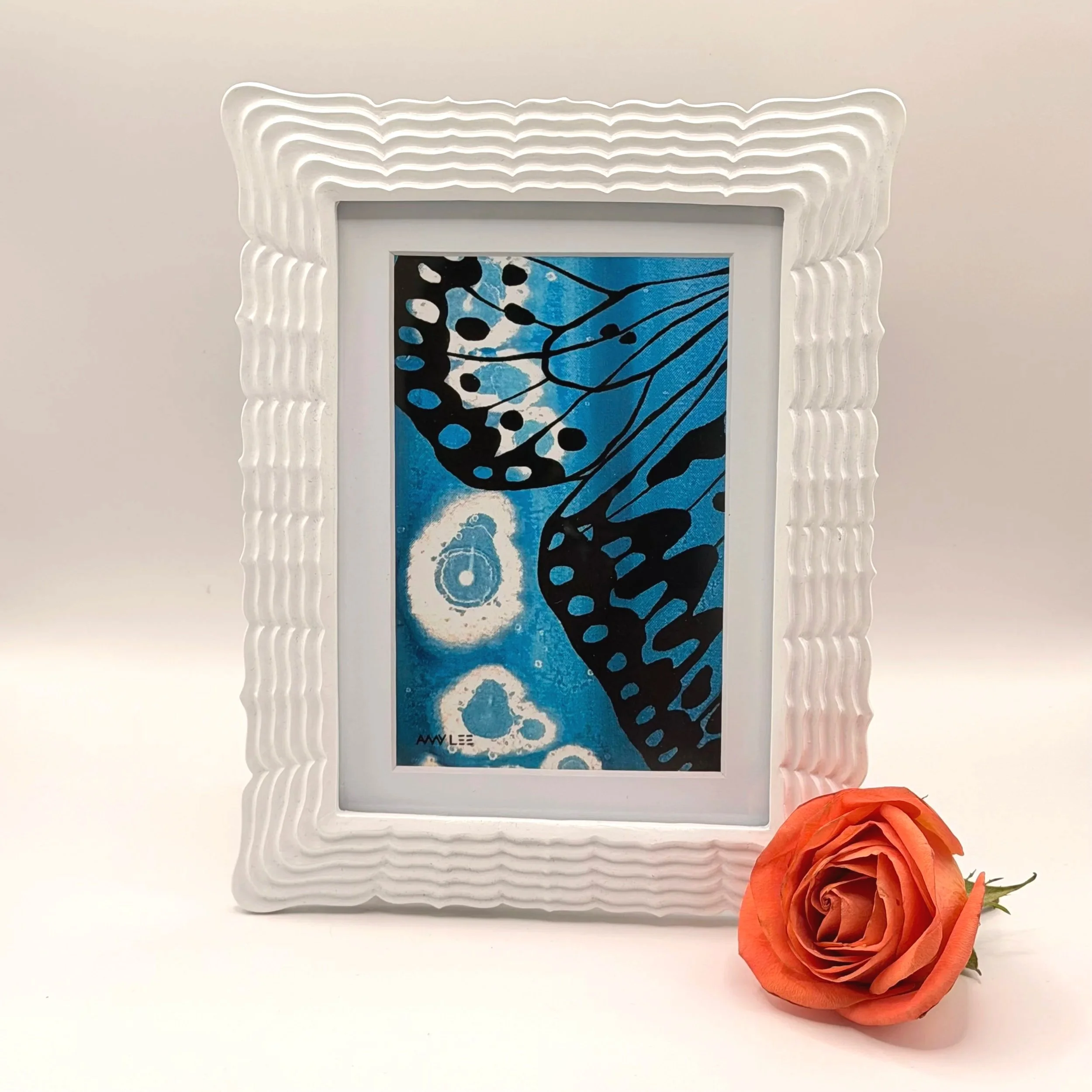 Butterfly Wing Silhouette - Framed Artwork | Amy Lee Designs