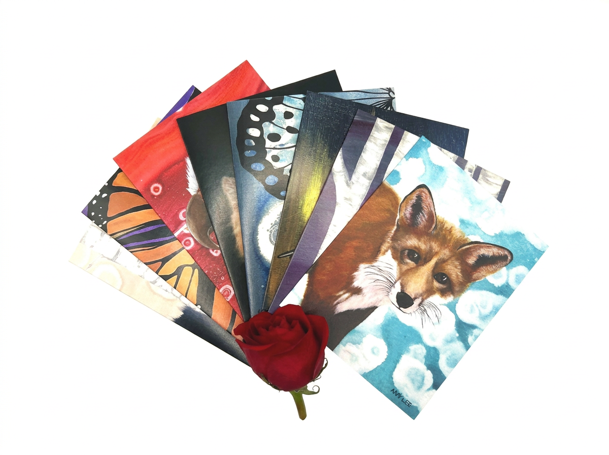 The Nature Bundle – Blank Nature Themed Notecard Set (8 Cards) | Amy Lee Designs