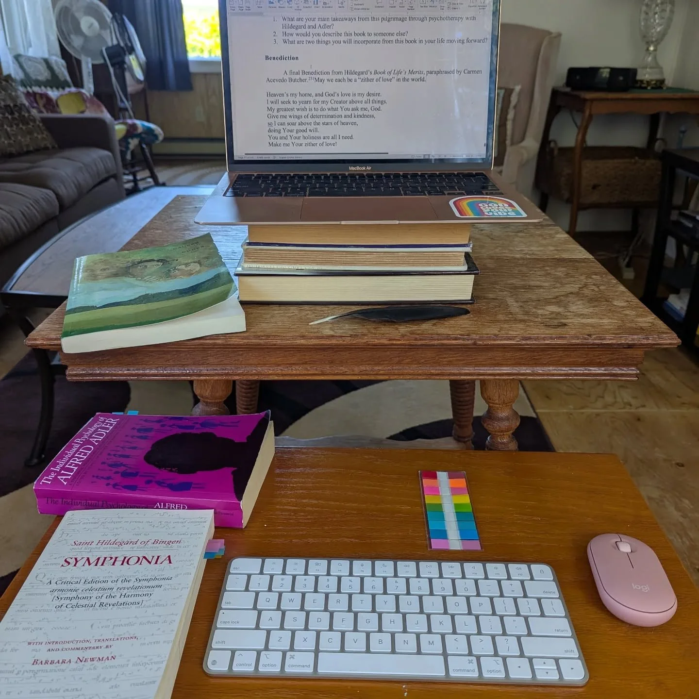 Manuscript finished! Now on to editing...😬🙏🎉🌿🪶💃