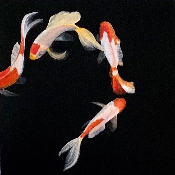 Following. 14x14. oil on canvas $575. SOLD copy.jpg