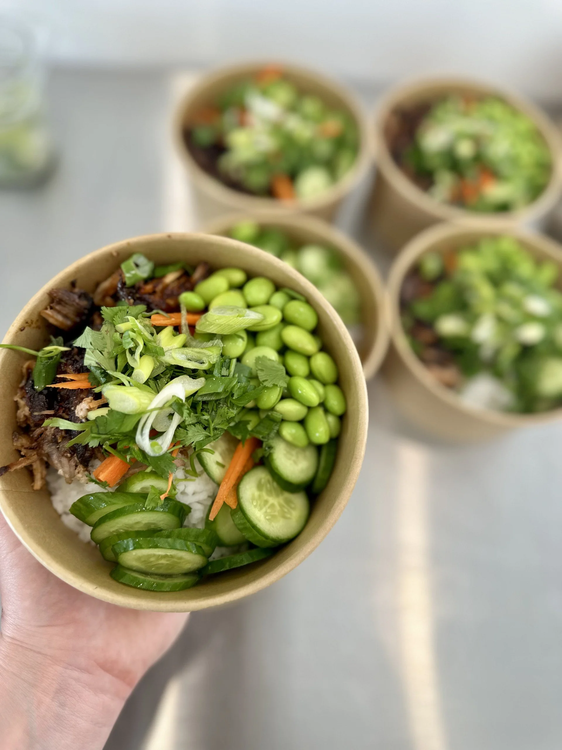 Korean Sticky Pork Bowl 32 oz (Monday)