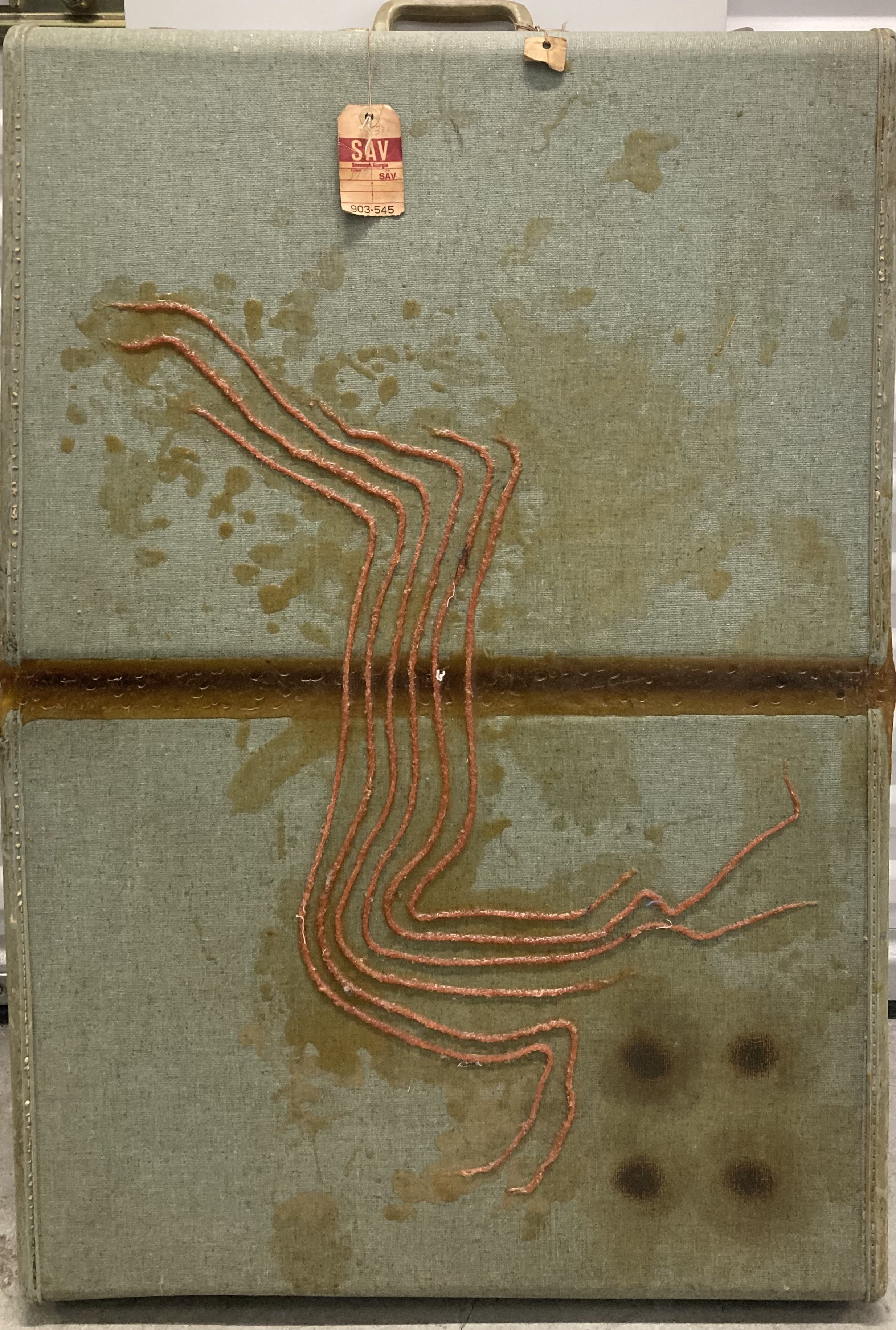 unititled (large blue suitcase)