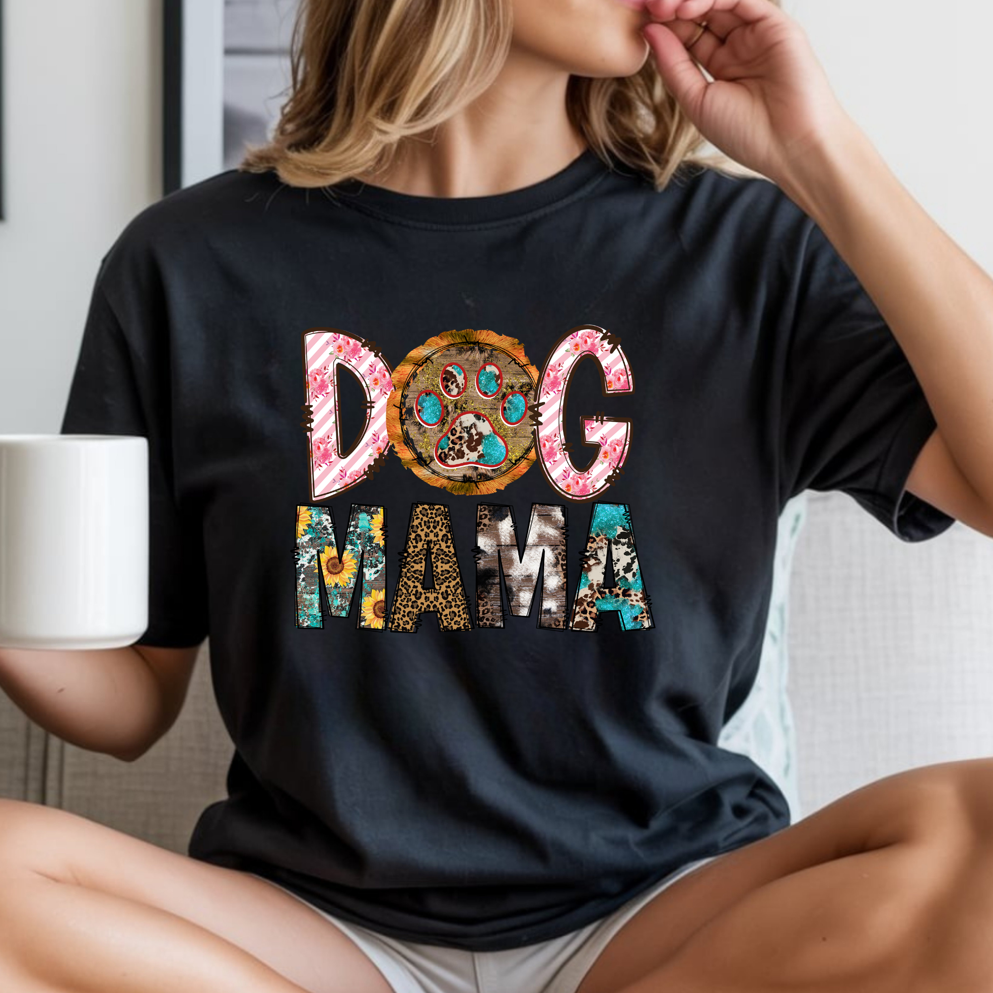 Dog Mama Tee Mock Up.png