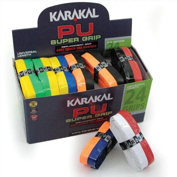 Karakal PU Super Multicoloured Squash Grip