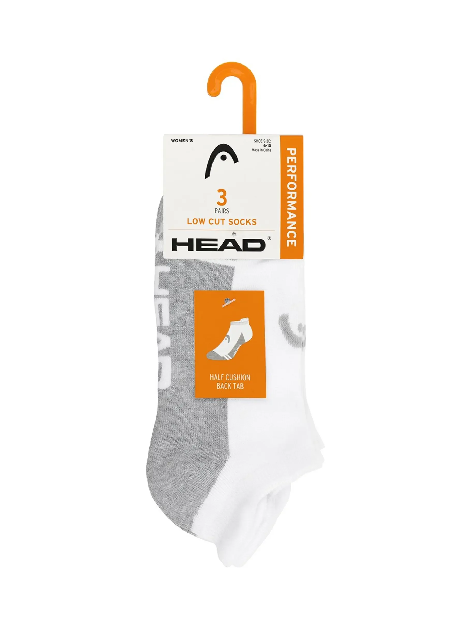 Head Womens Low Cut Socks 3 Pack