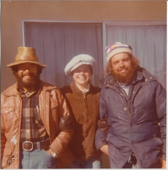 The day after the ride, Santa Fe, NM. November 28, 1976.
