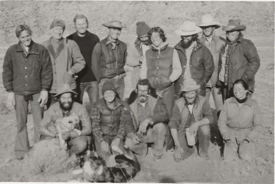 The DEBE team near Albuquerque, NM. November 20, 1976.