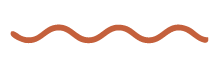 Wavy line in brown color