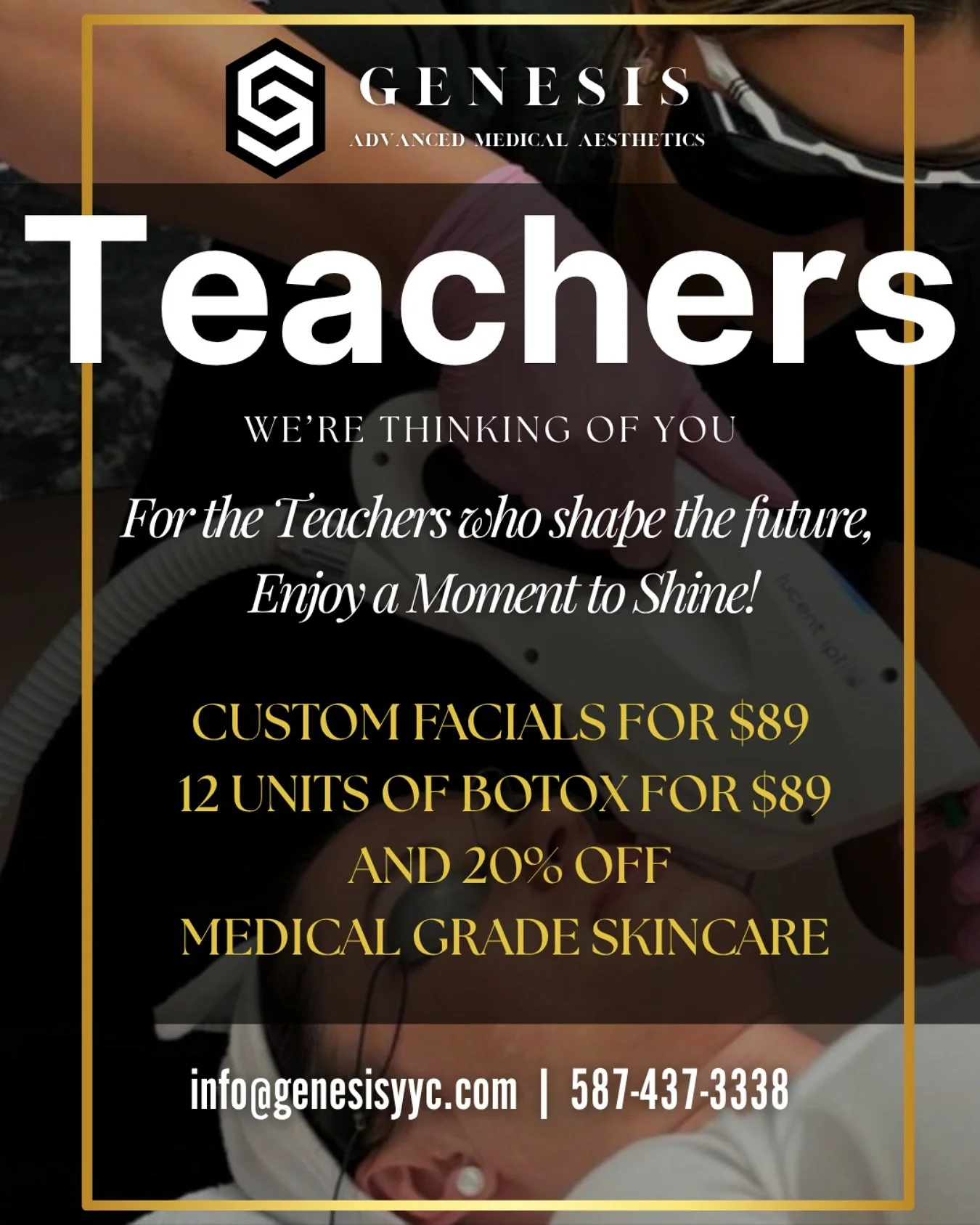 ❗️CALLING ALL TEACHERS❗️
And support staff💝

We see you, we support you, we&rsquo;ve got something special for you❣️

Enjoy a little self-care &mdash;&mdash; you&rsquo;ve earned it!💝

#teachers #selfcare #genesisyyc