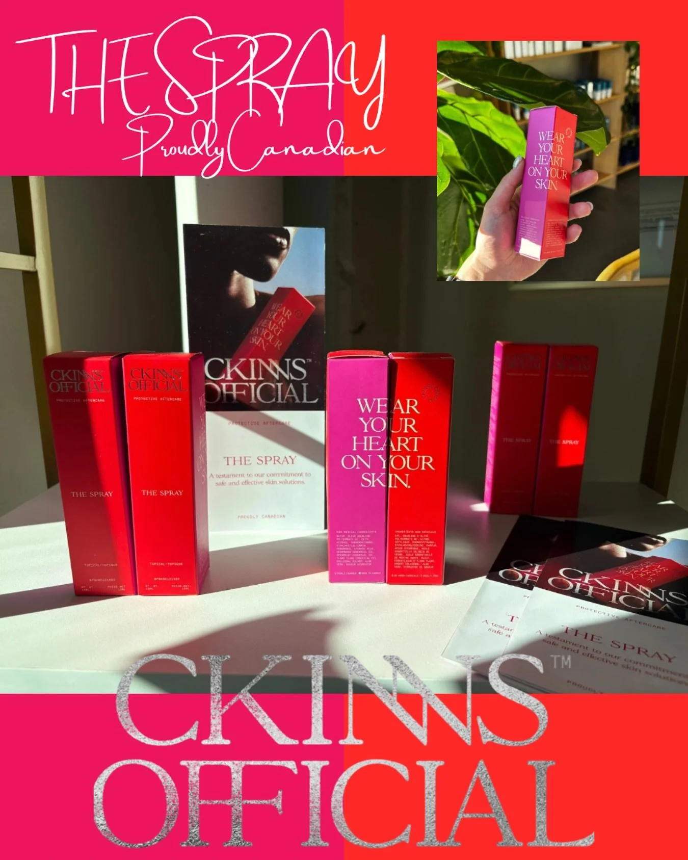 THE ULTIMATE SOLUTION FOR RAPID SKIN RECOVERY

‼️CkinnsOfficial now at Genesis‼️

The Spray everyone needs for protective aftercare!❤️&zwj;🩹

Helps calm Redness, Sensitivity and Irritation with&hellip;

&bull;Allantoin! Which is shown to Soothe Irri