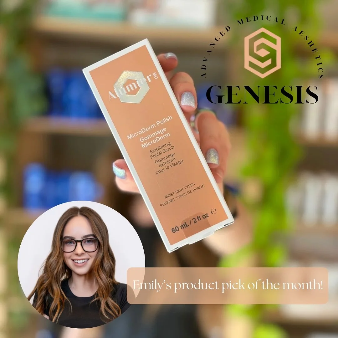 Emily&rsquo;s product pick of the month!💝

MicroDerm Polish by @alumiermd 

This exfoliating facial scrub is amazing for a smooth, refreshed, and glowing complexion.

🔆Its agents help maintain the skins barrier🔆

Perfect scrub for a fall refresh! 