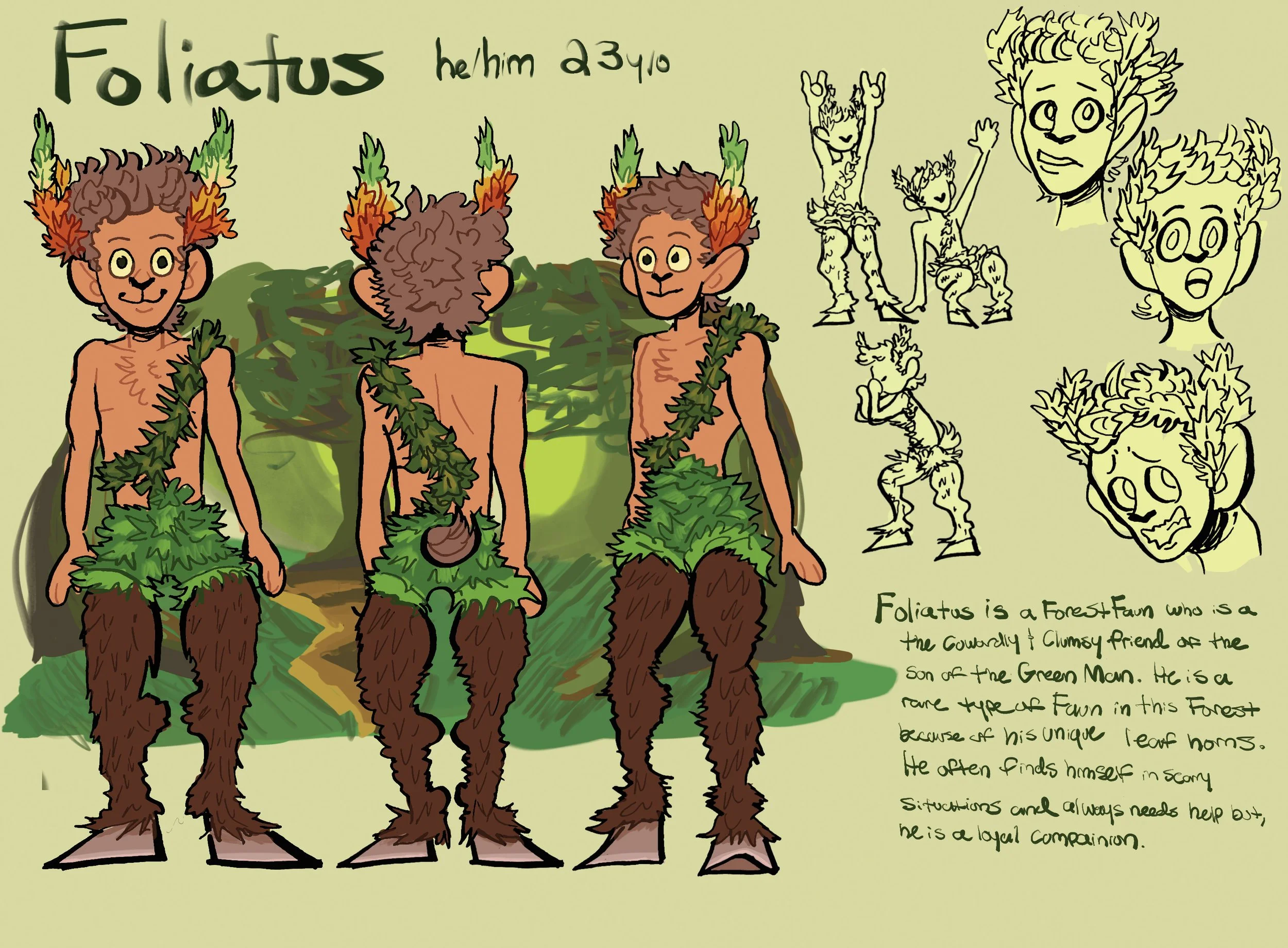 OC character sheet (Ink and Digital)