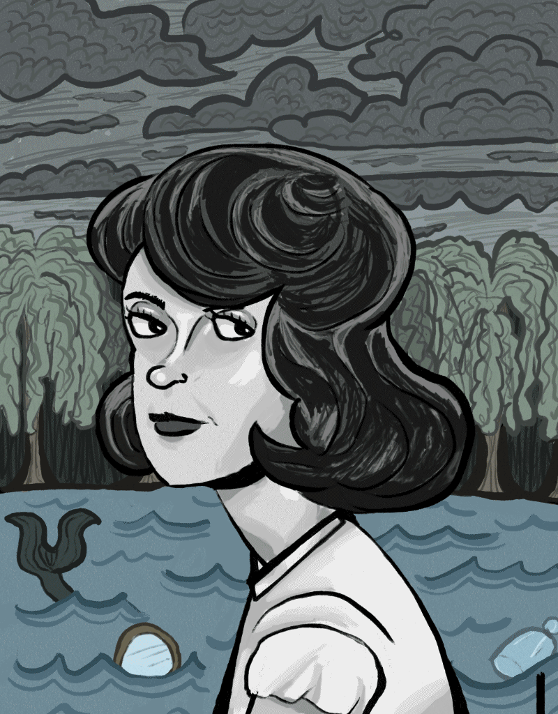 Sylvia Path Portrait (Adobe Fresco)