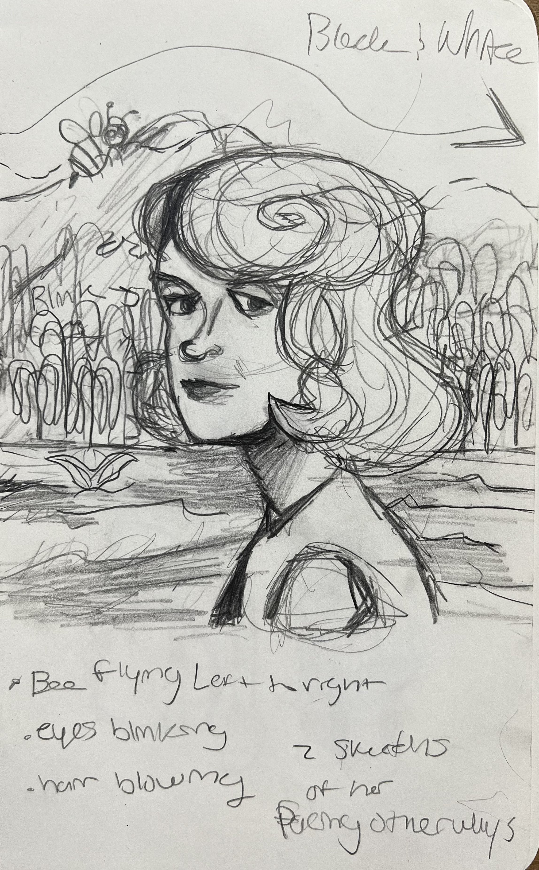 Thumbnail sketch of Sylvia Plath Portrait 