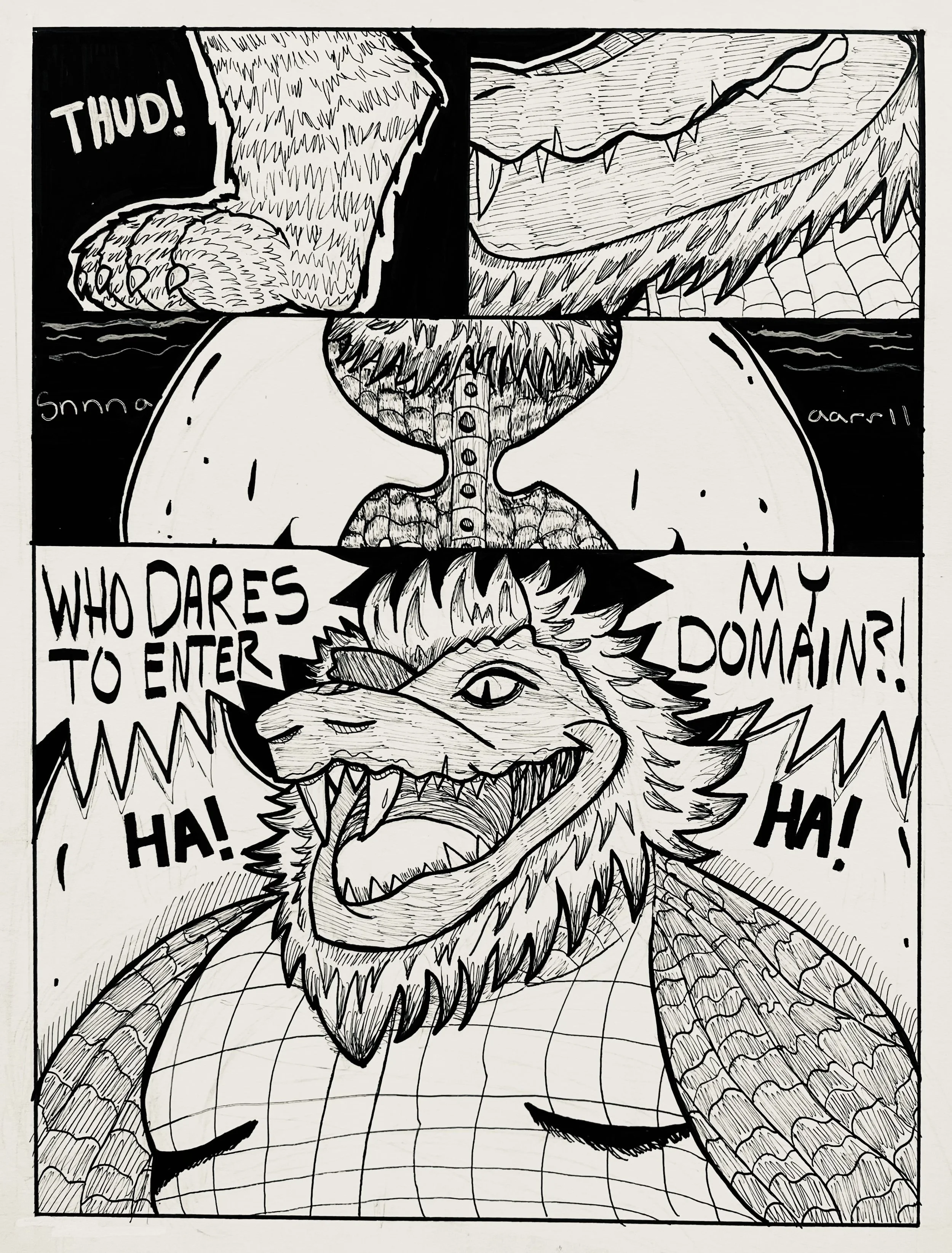 One off Comic of OC (Ink)