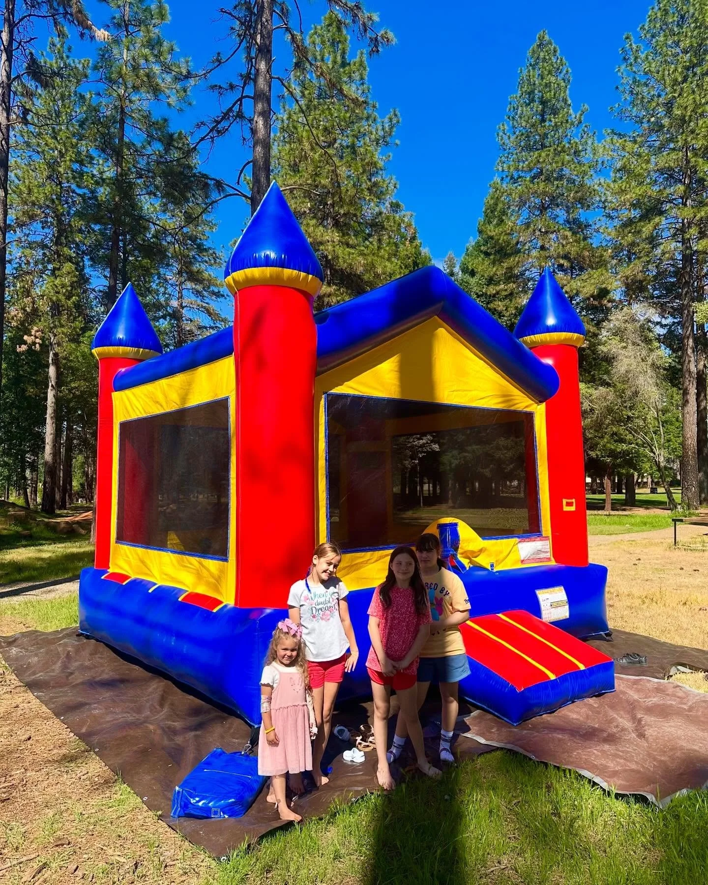Making memories one bounce at a time! 🌷 Hope your holiday is full of fun and happiness. Happy Easter! 🐣 🎉 Now is the time to get a bounce house rented for your summer parties &mdash; DM us today to check availability!