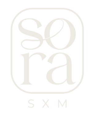 SORA S.X.M. logo with black background and white text.