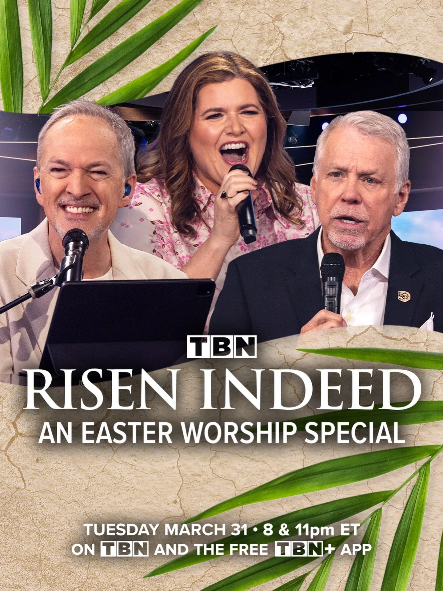 Tomorrow night I am joining Matt and Laurie Crouch as they host Risen Indeed - an Easter Worship Special with @davidnicolebinion on TBN.
It airs Tuesday March 31 at 8pm and 11pm ET (7pm and 10pm CT)
Watch live on TBN or download the free TBN+ app.
Th