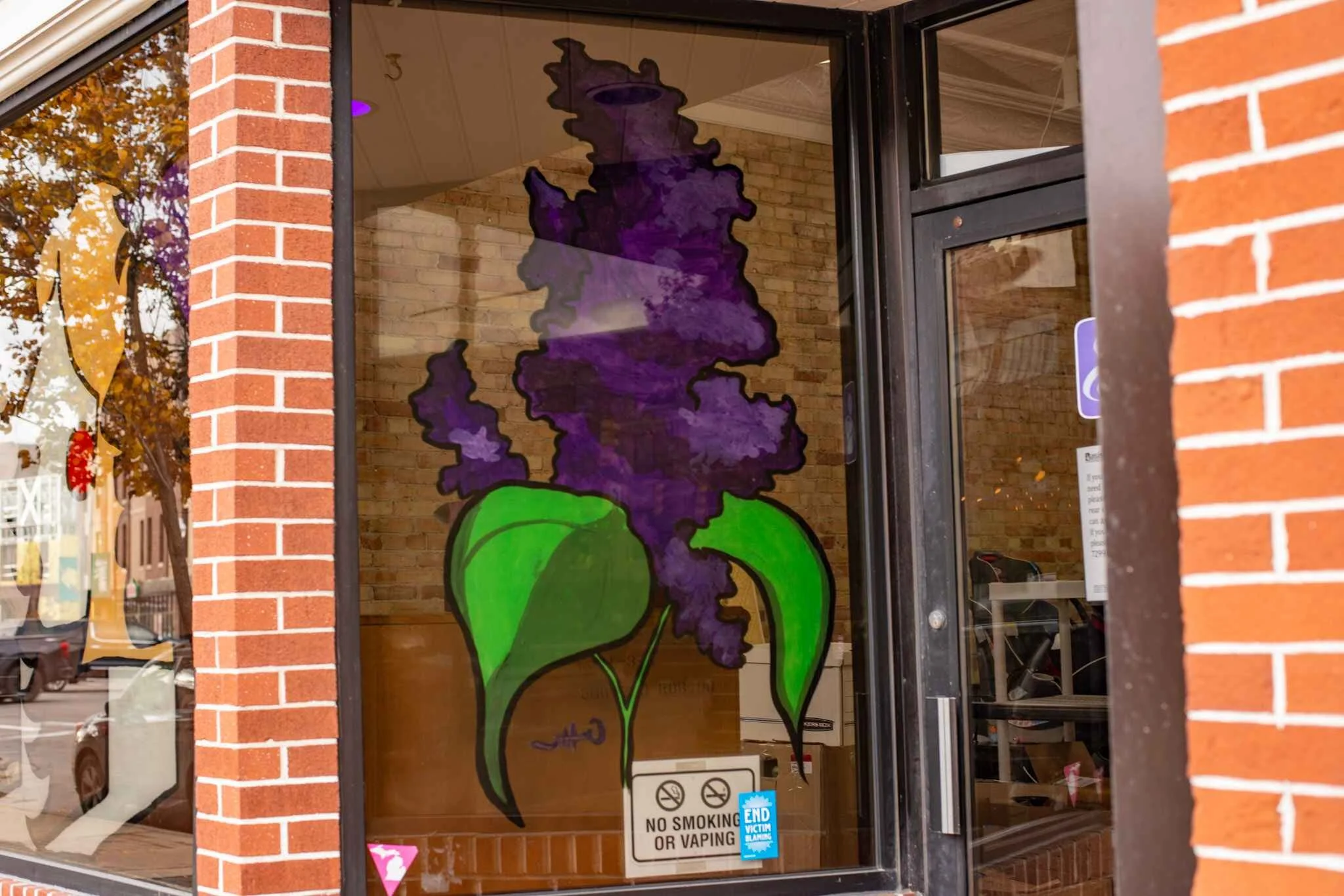 Oasis Women's Shelter mural in Cadillac, Michigan