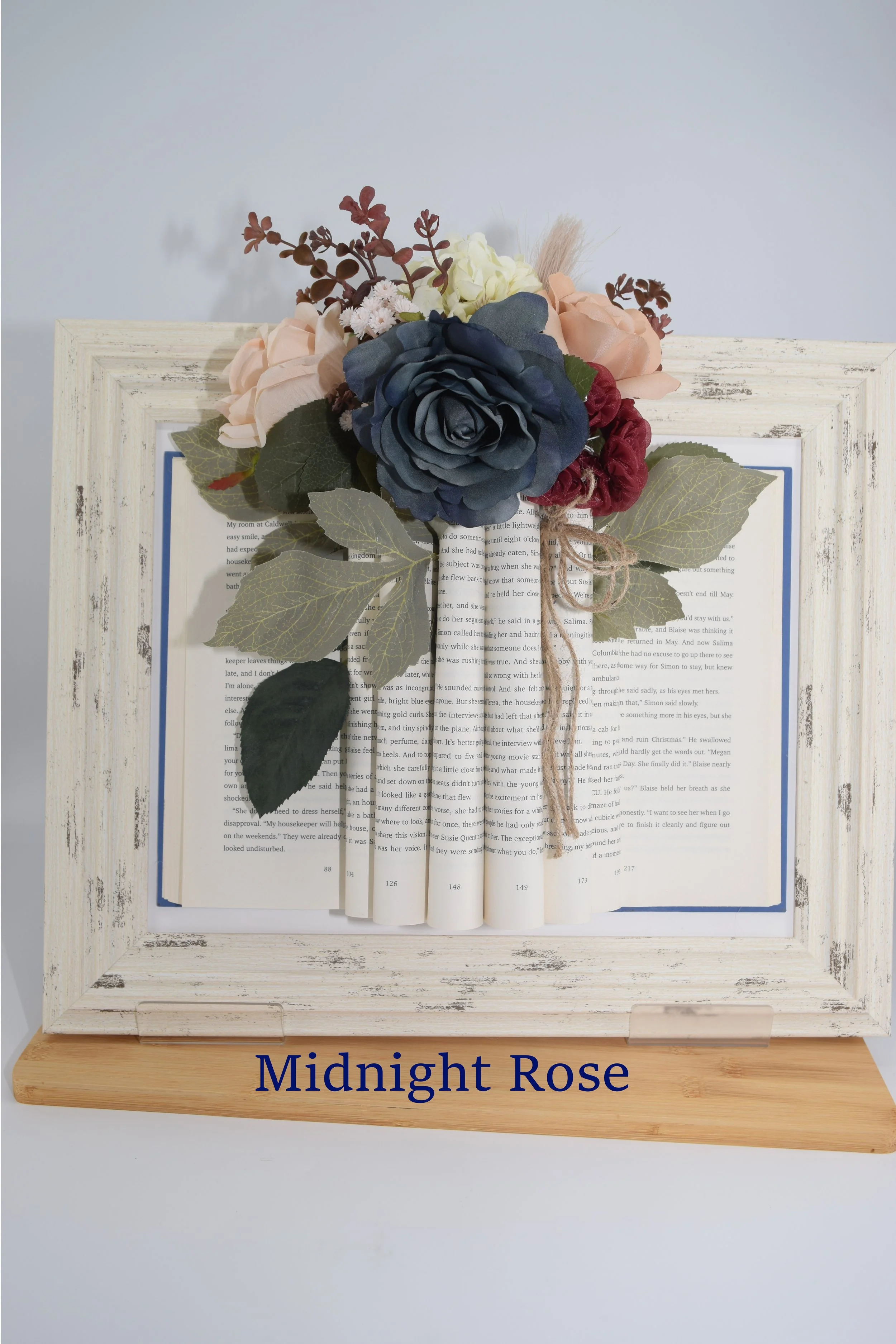 Literary Bloom Book Frame- Wrapped In Words Collection