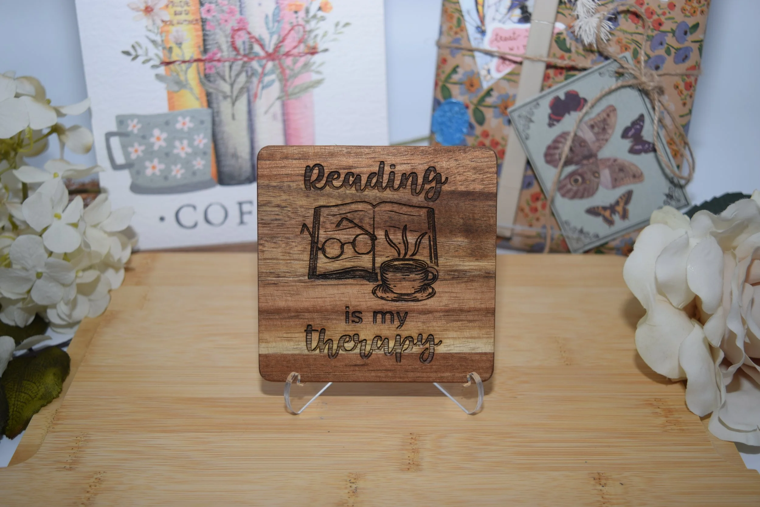 Sip & Read Coasters