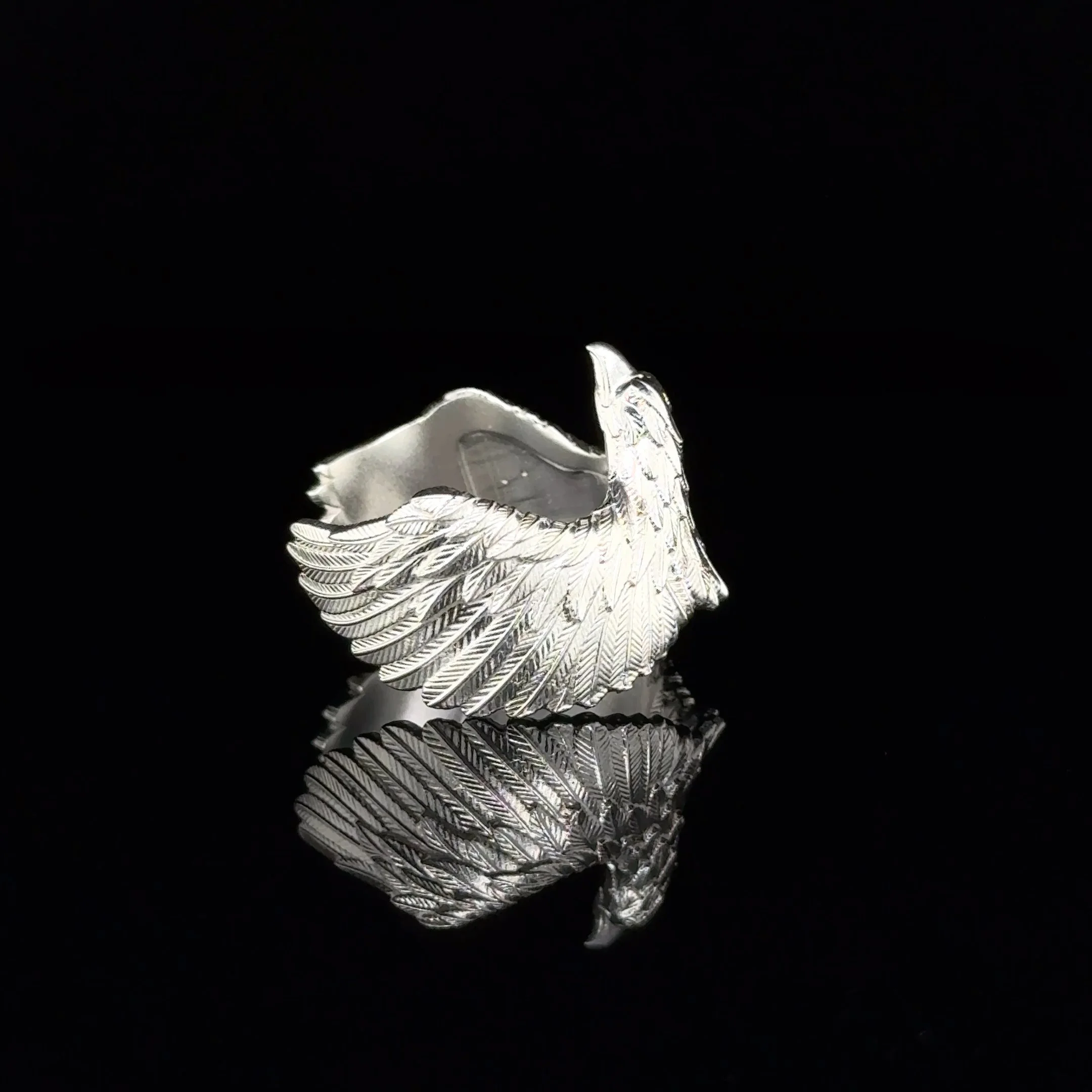 Sterling Silver Eagle Ring