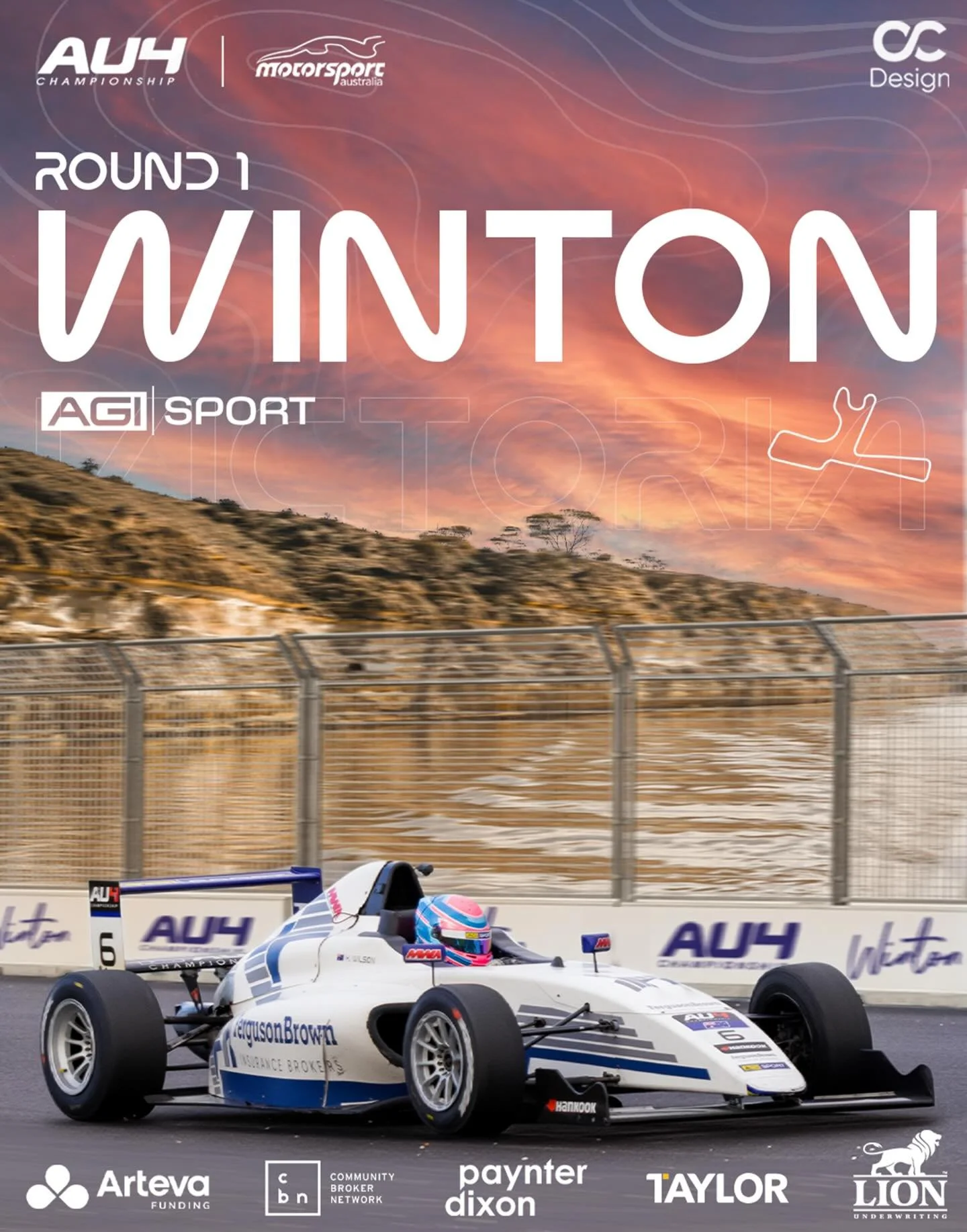 Round 1 Of the @au4_championship Championship is coming up At Winton. 
I&rsquo;d like to thank All my amazing sponsors for coming onboard this season loving having you alongside.
@agisport 
@ocdesigngraphics